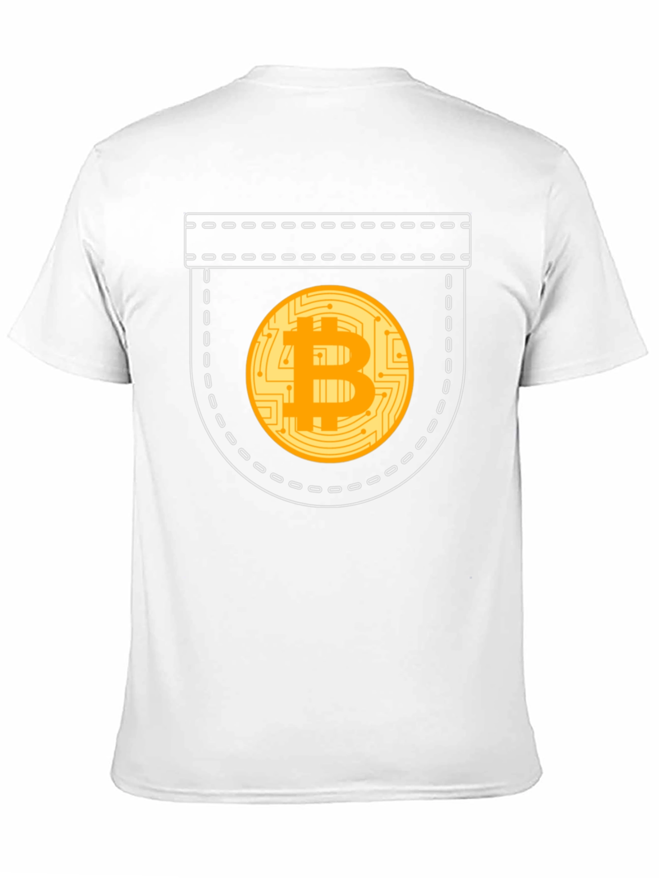Bitcoin Pocket Graphic T-Shirt - Crypto Currency Tee