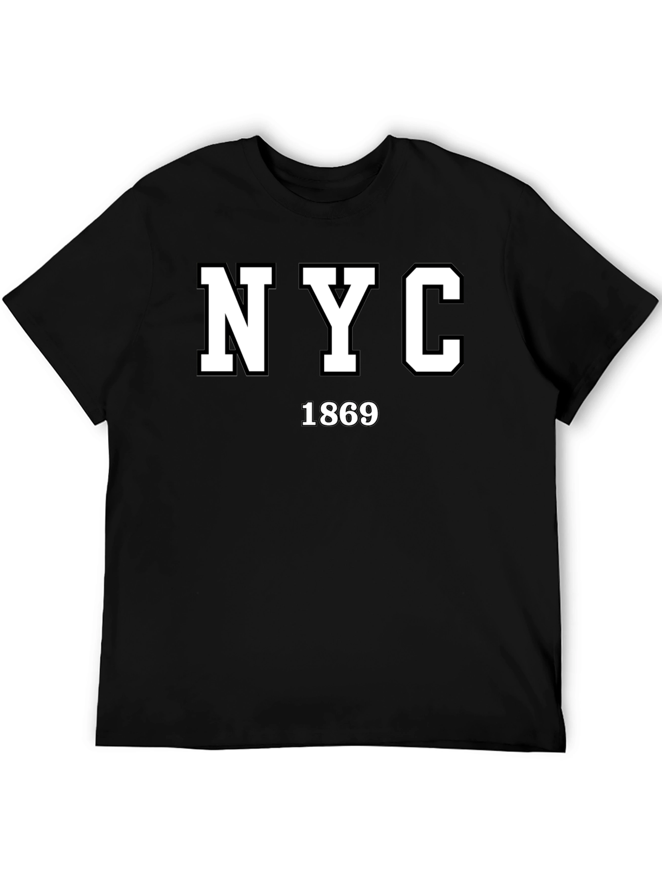 NYC 1869 Black T-Shirt - Classic City Pride