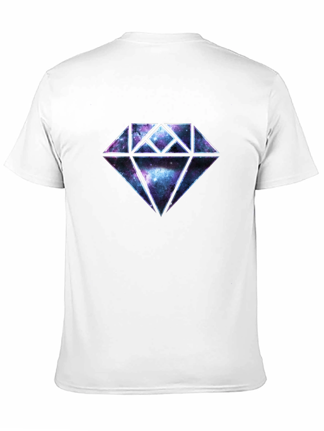 Galaxy Diamond Graphic Black T-Shirt