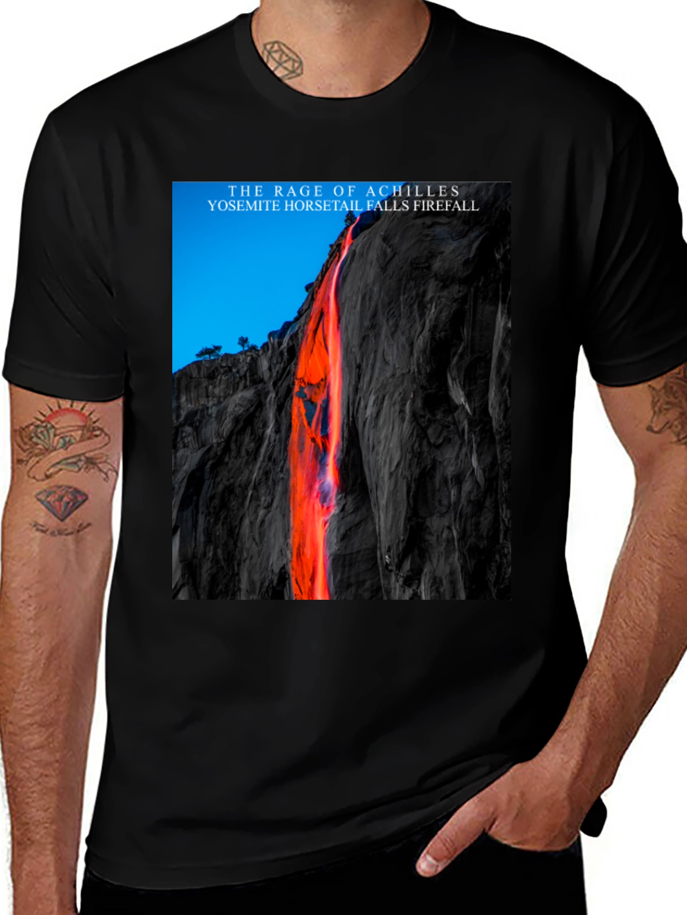 Rage of Achilles Yosemite Firefall Graphic Tee
