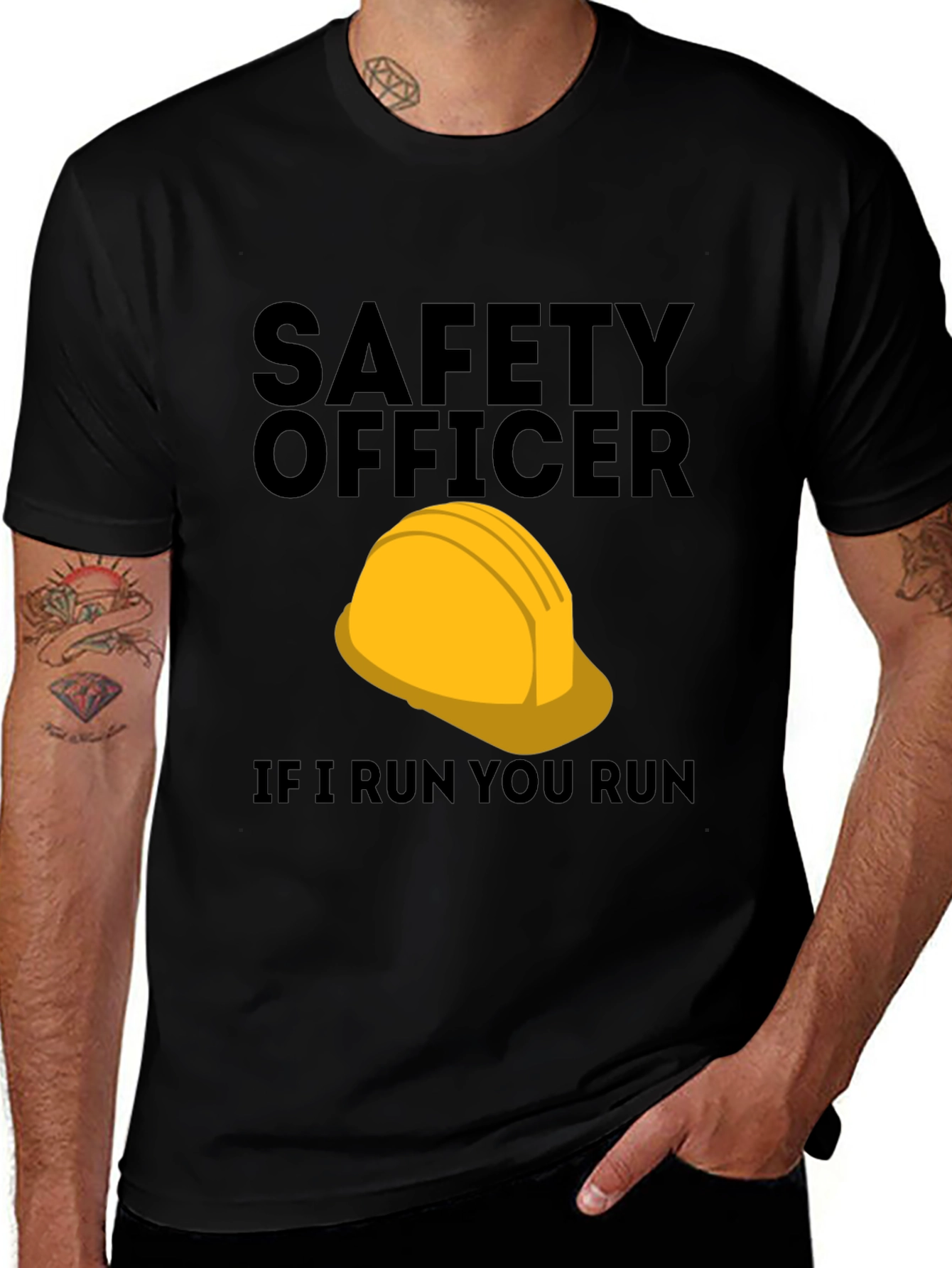 Safety Officer Hard Hat Graphic Tee