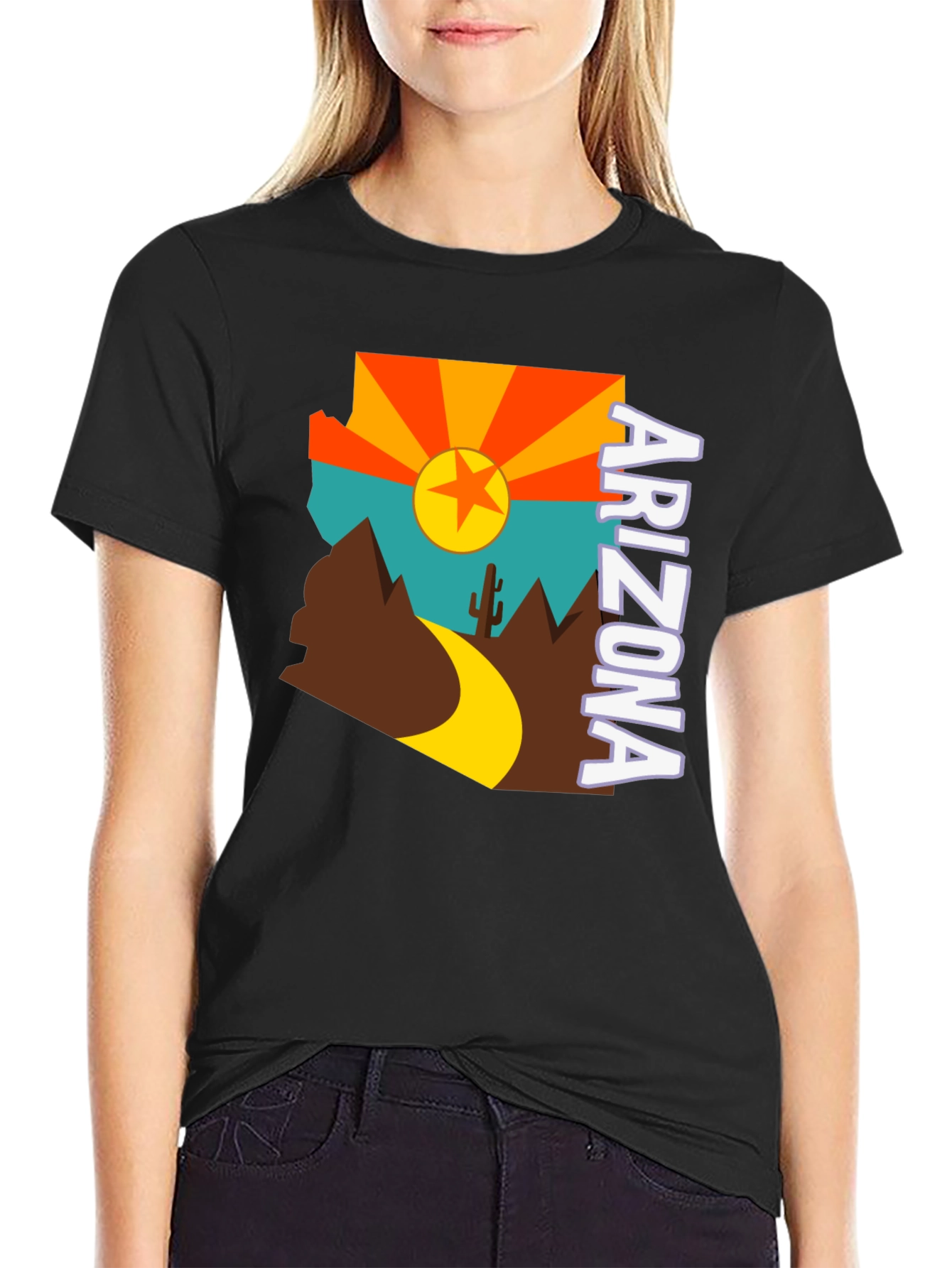 Arizona State T-Shirt Desert Graphic Tee
