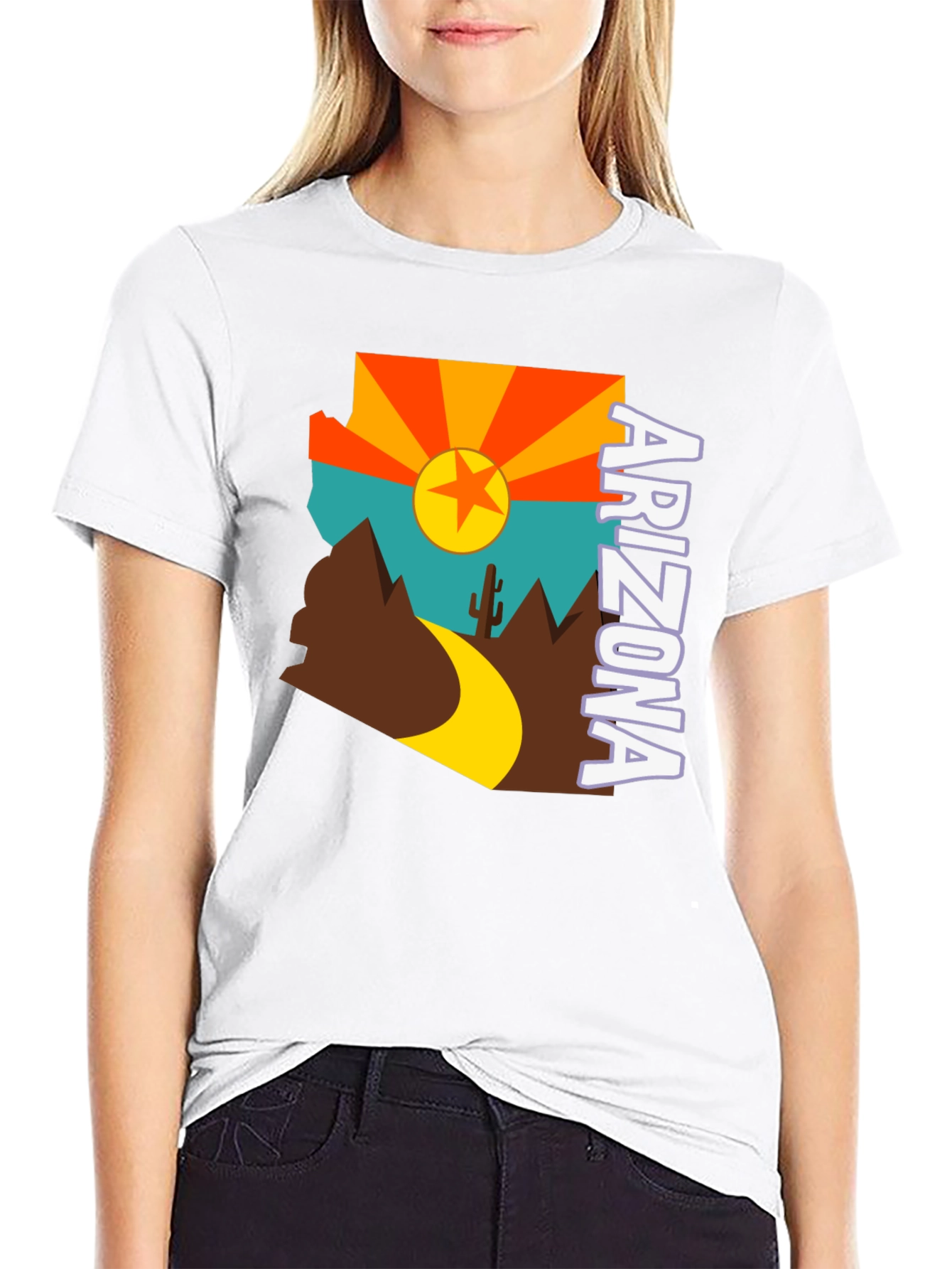 Arizona State T-Shirt Desert Graphic Tee