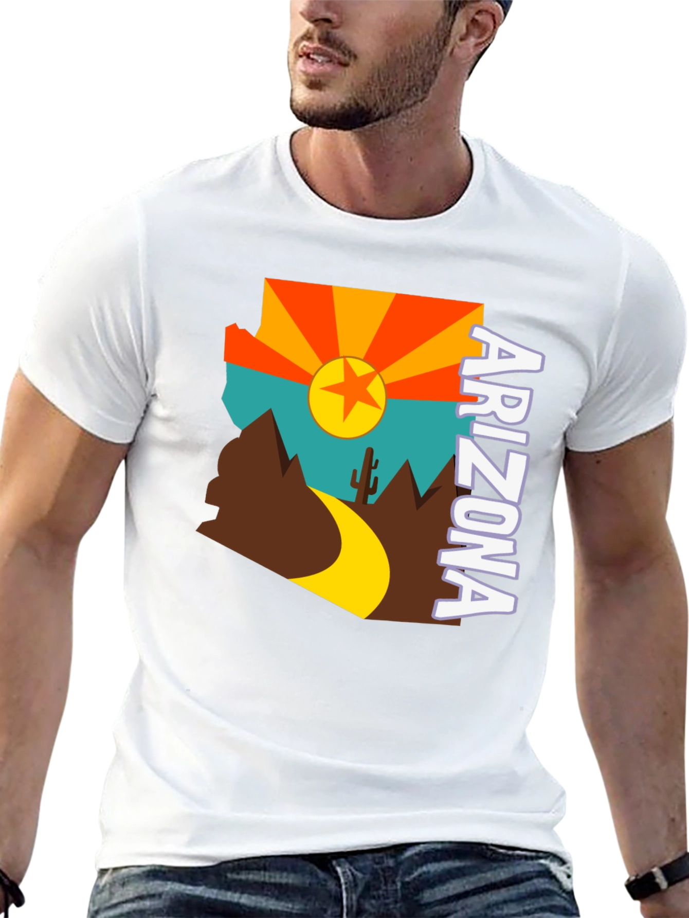 Arizona State T-Shirt Desert Graphic Tee