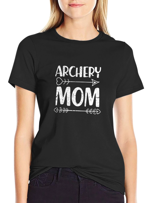 Archery Mom Graphic T-Shirt - Unique Gift for Archery Lovers!