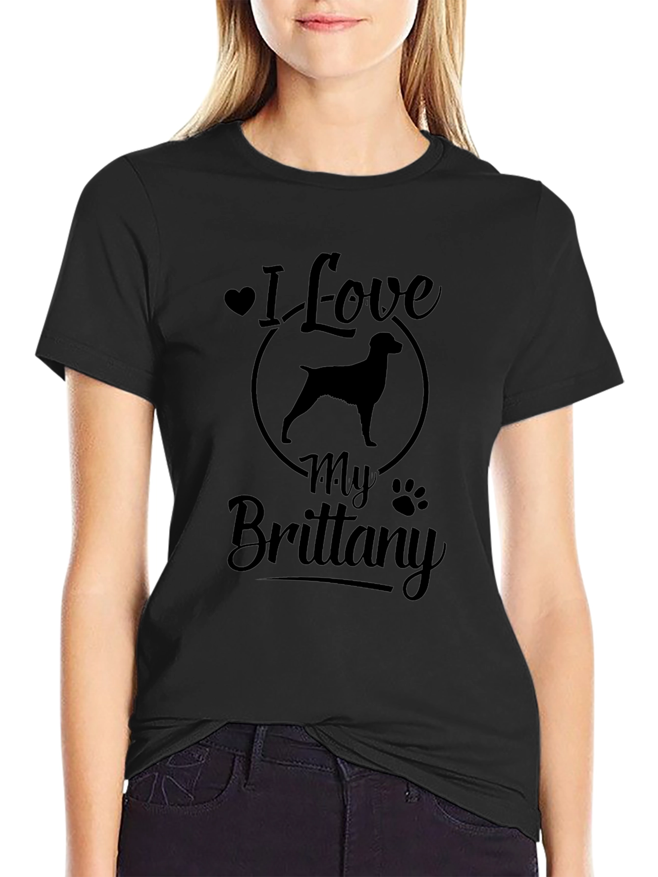 I Love My Brittany Dog T-Shirt