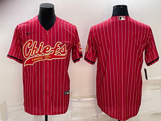 Men's Kansas City Chiefs Red Blank Game Jerseys