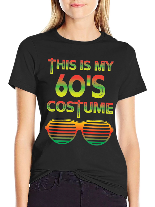 60s Costume T-Shirt Retro Sunglasses