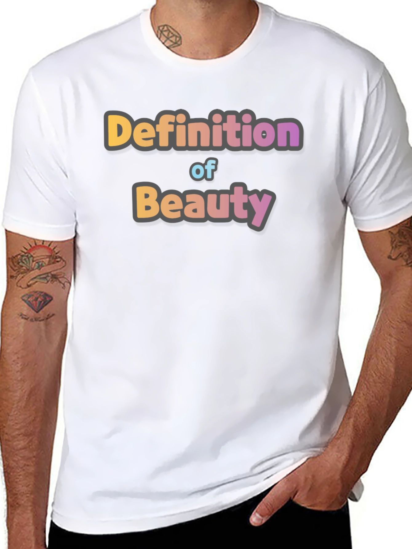 Definition of Beauty Black Graphic Tee