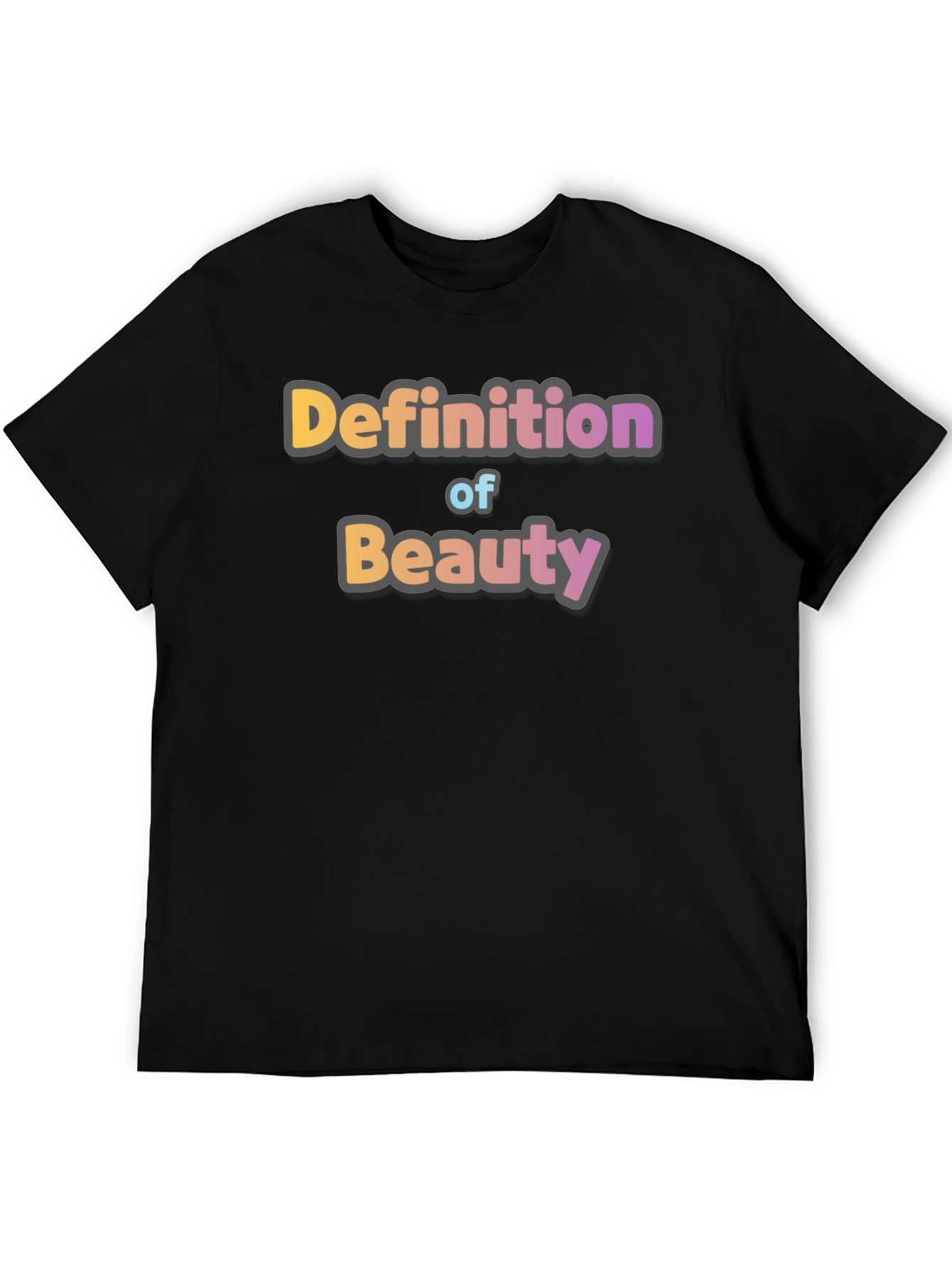 Definition of Beauty Black Graphic Tee