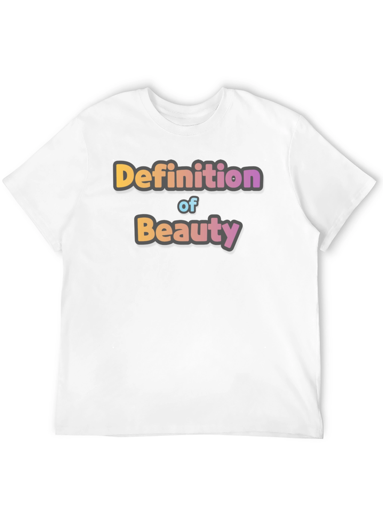 Definition of Beauty Black Graphic Tee