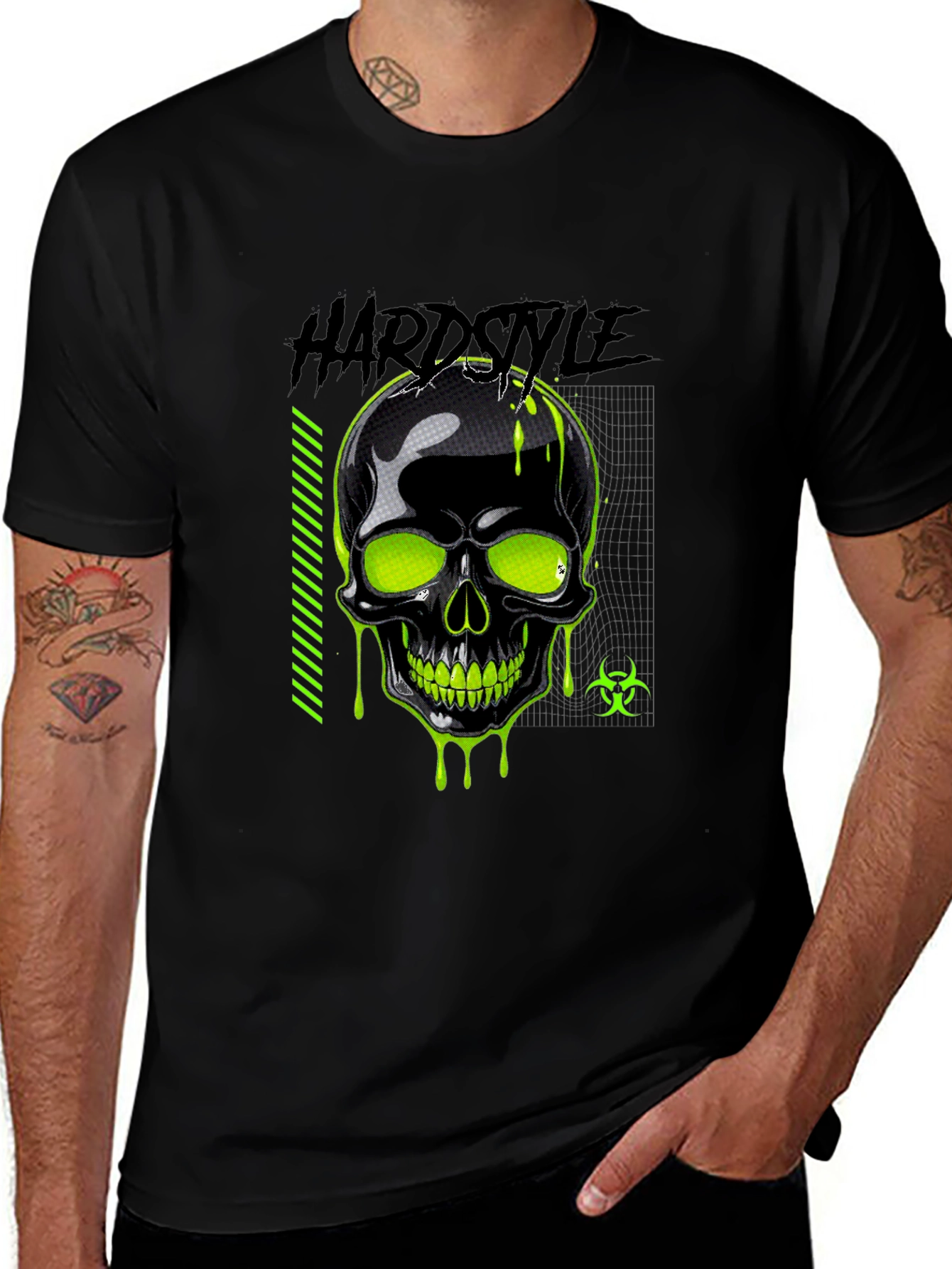 Hardstyle Skull Graphic Tee