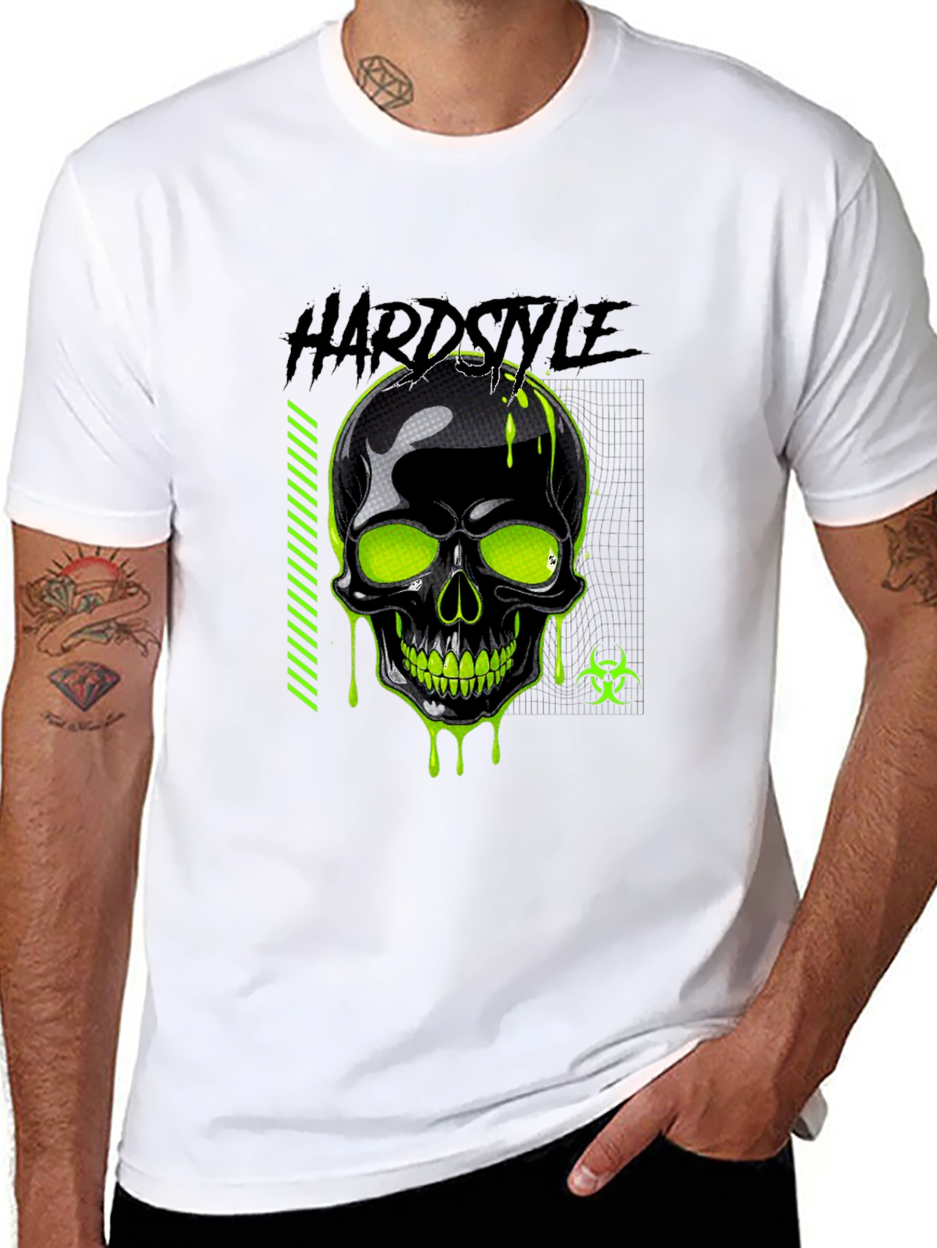 Hardstyle Skull Graphic Tee