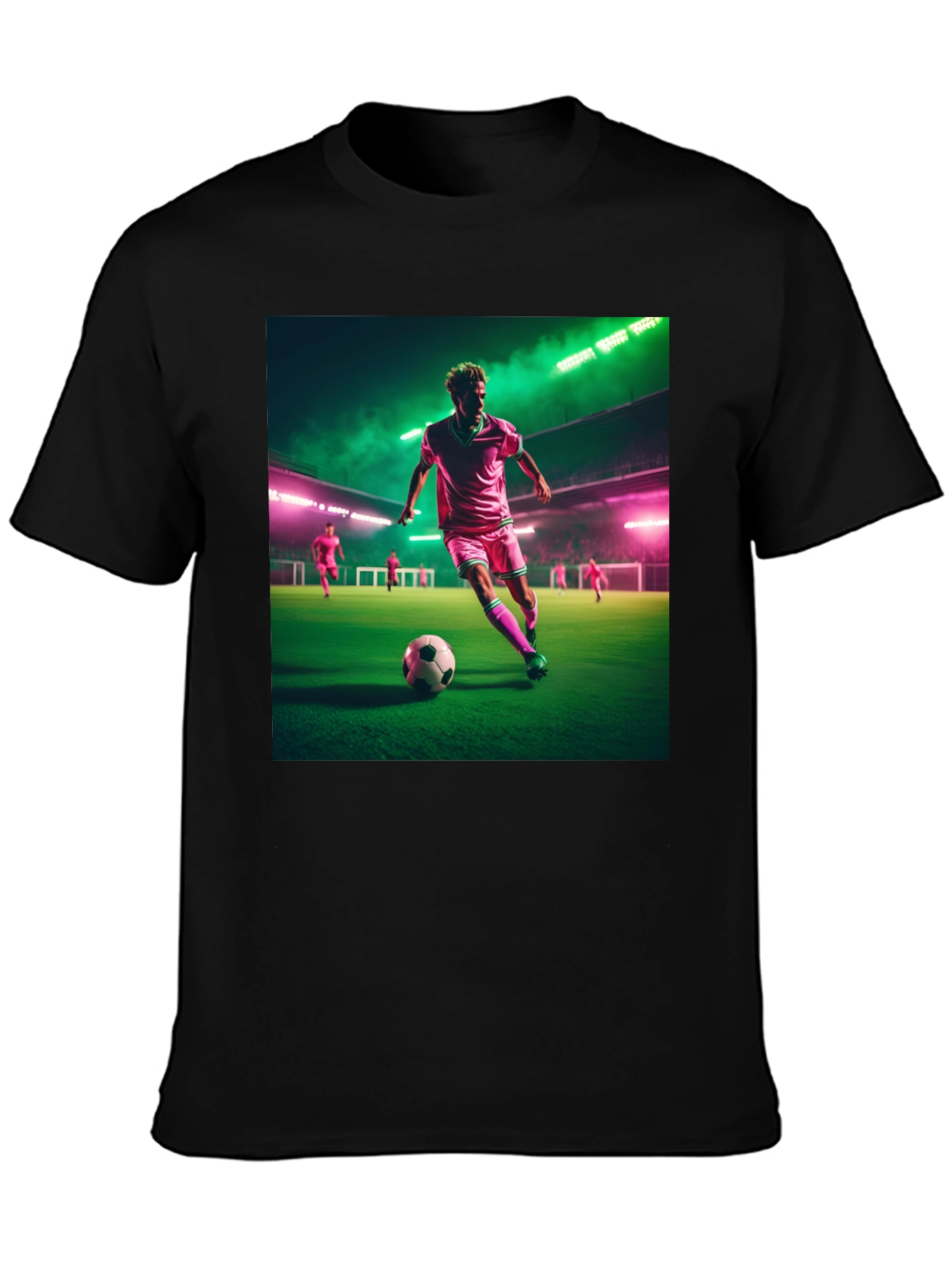 Soccer Player Graphic Tee - Stylish & Comfortable