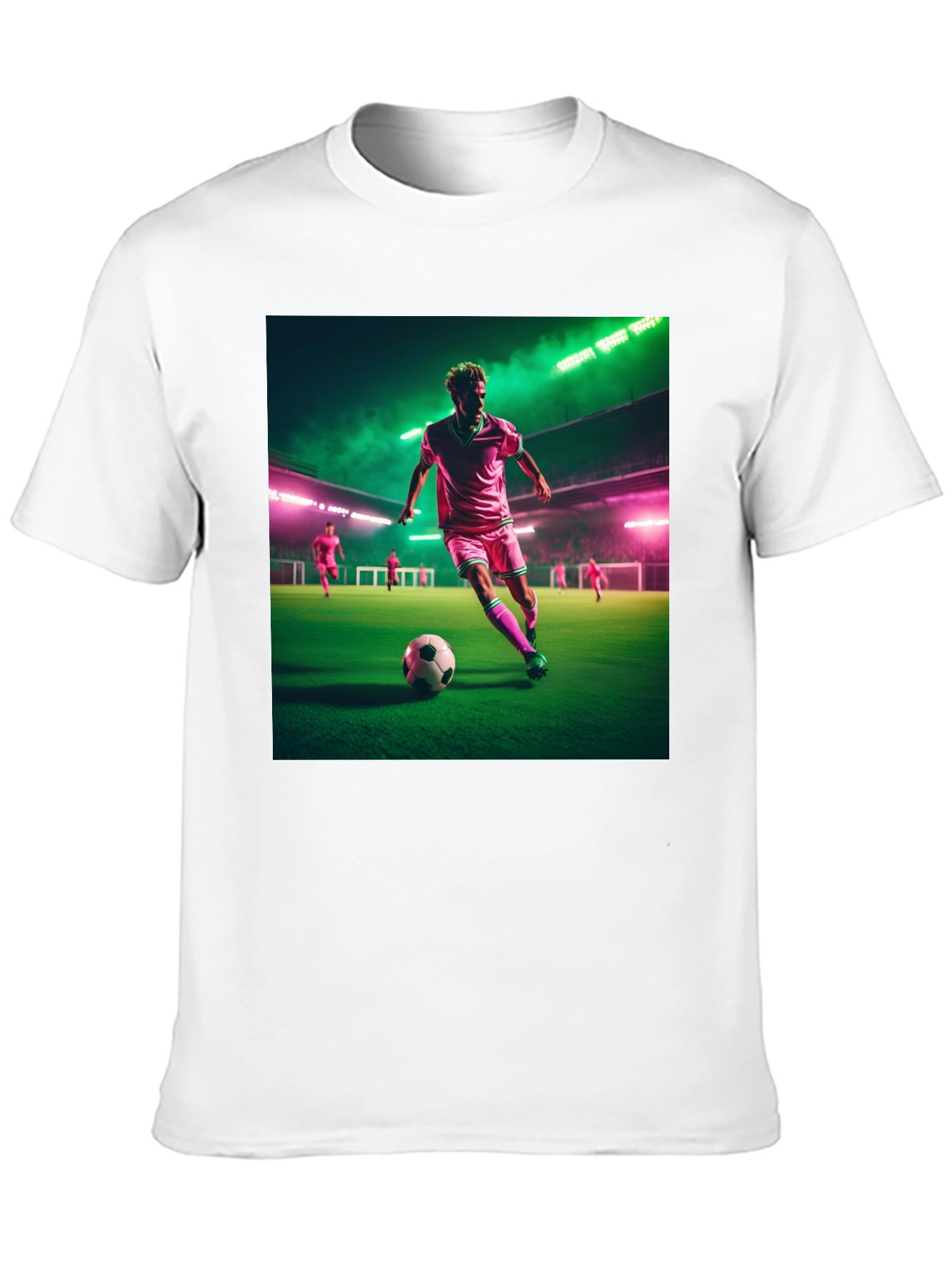 Soccer Player Graphic Tee - Stylish & Comfortable