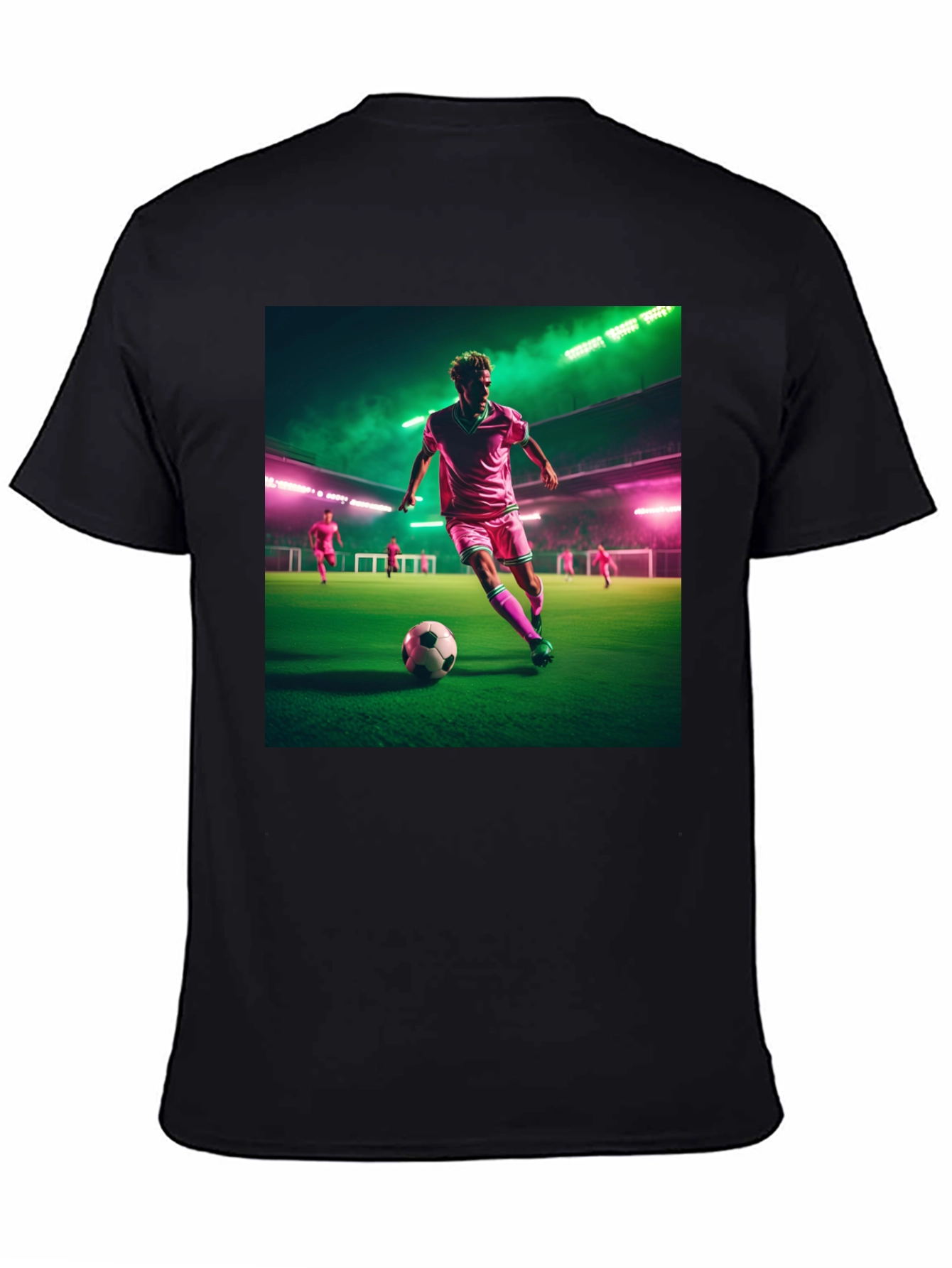 Soccer Player Graphic Tee - Stylish & Comfortable