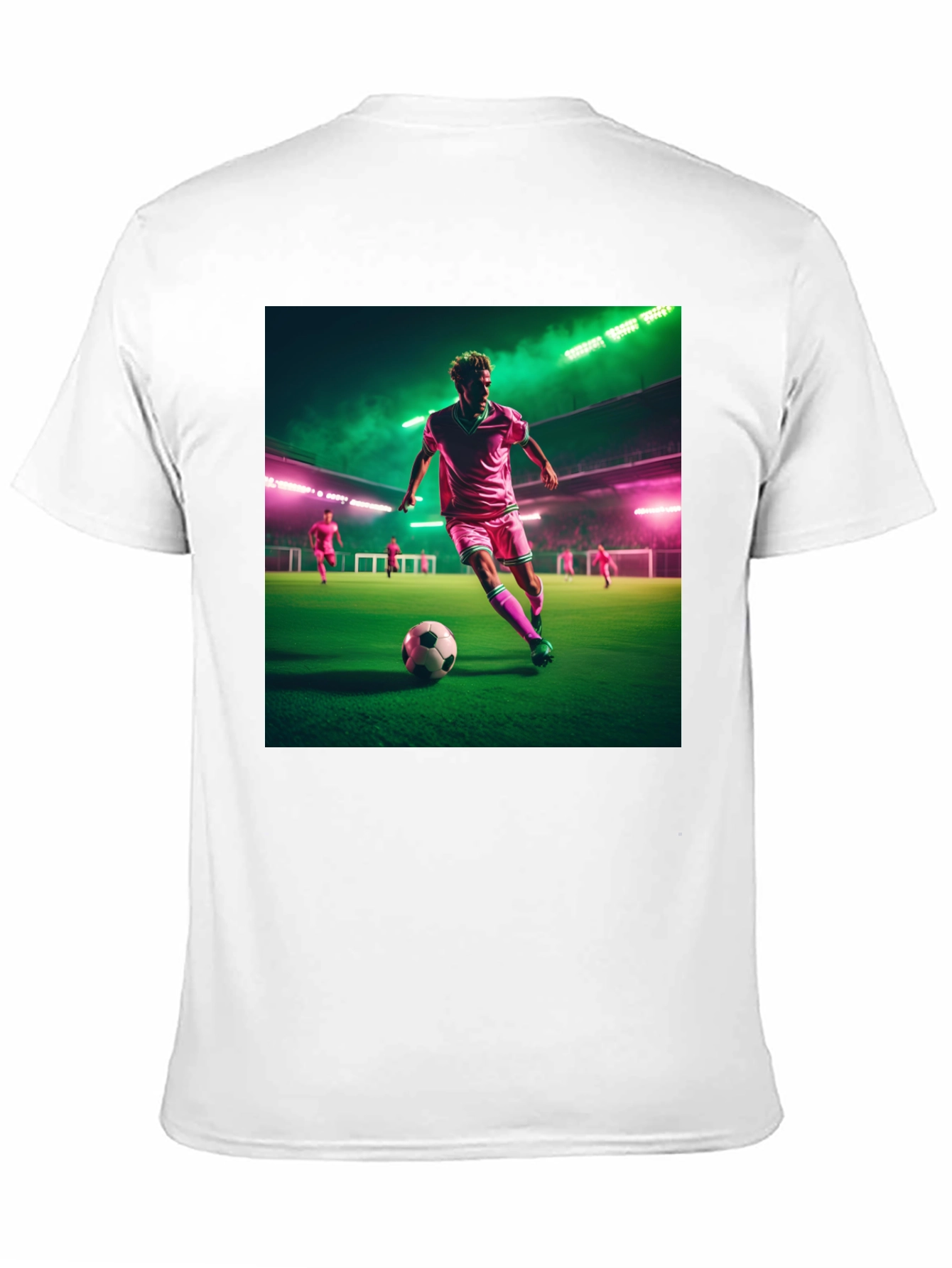Soccer Player Graphic Tee - Stylish & Comfortable