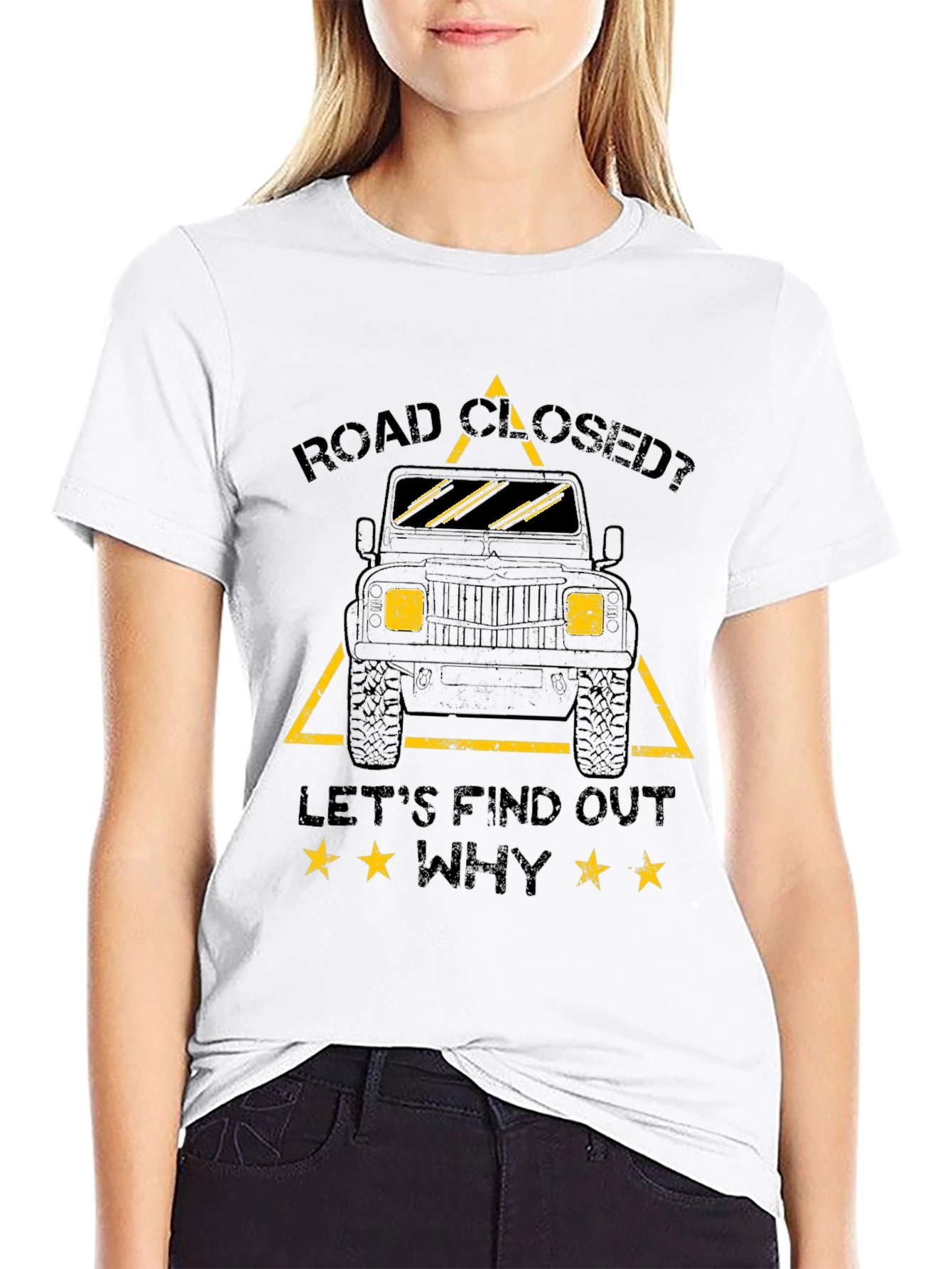 Road Closed? Lets Find Out Why Black T-Shirt