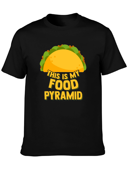 This is My Food Pyramid T-Shirt - Taco Graphic Tee