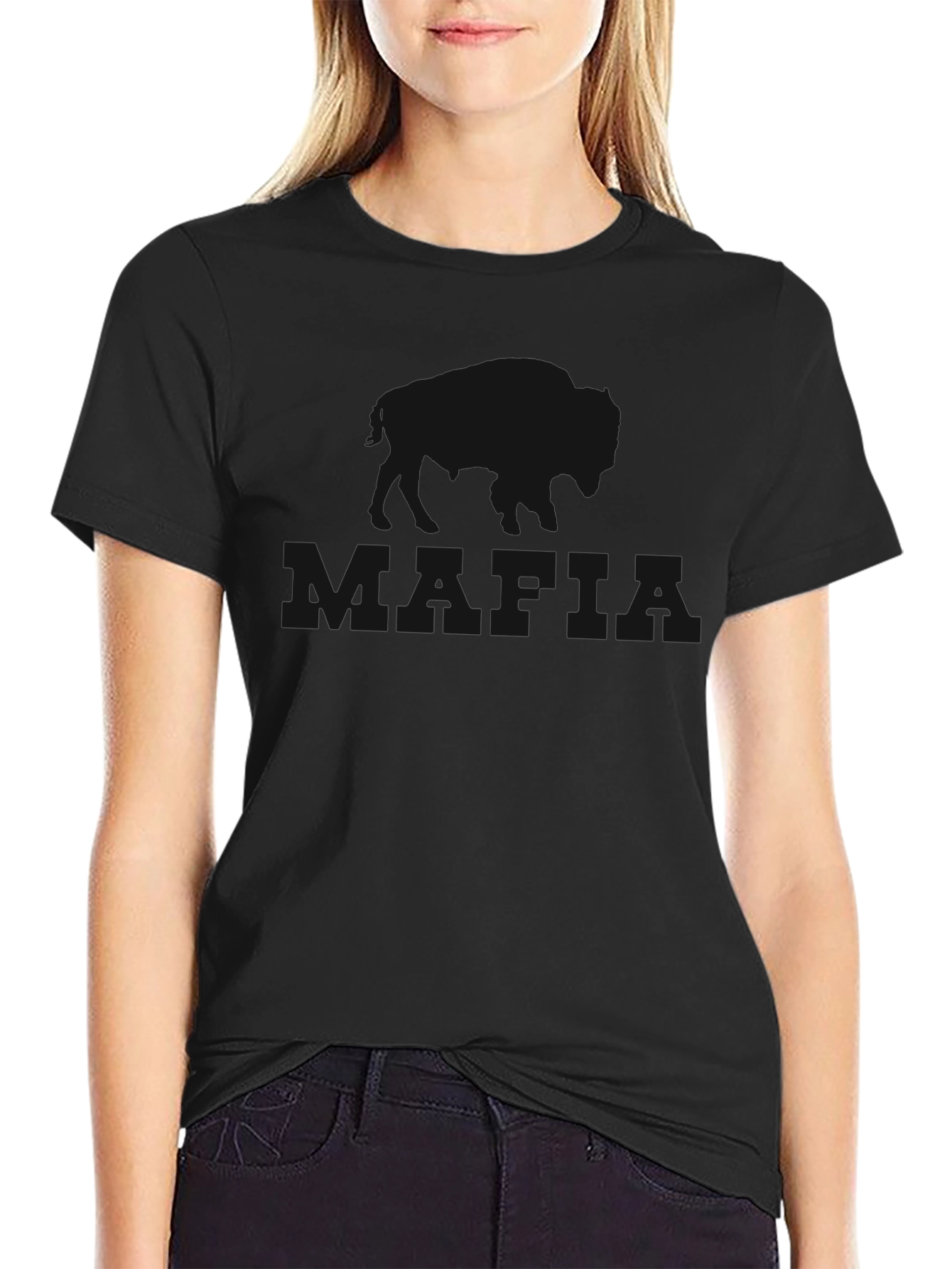Mens Black Short Sleeve T-Shirt