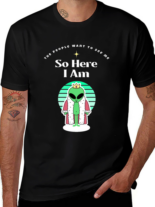 Alien King Graphic Tee - So Here I Am T-Shirt