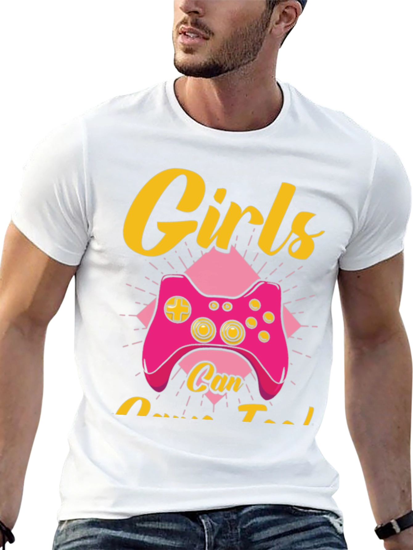 Girls Can Game Too T-Shirt