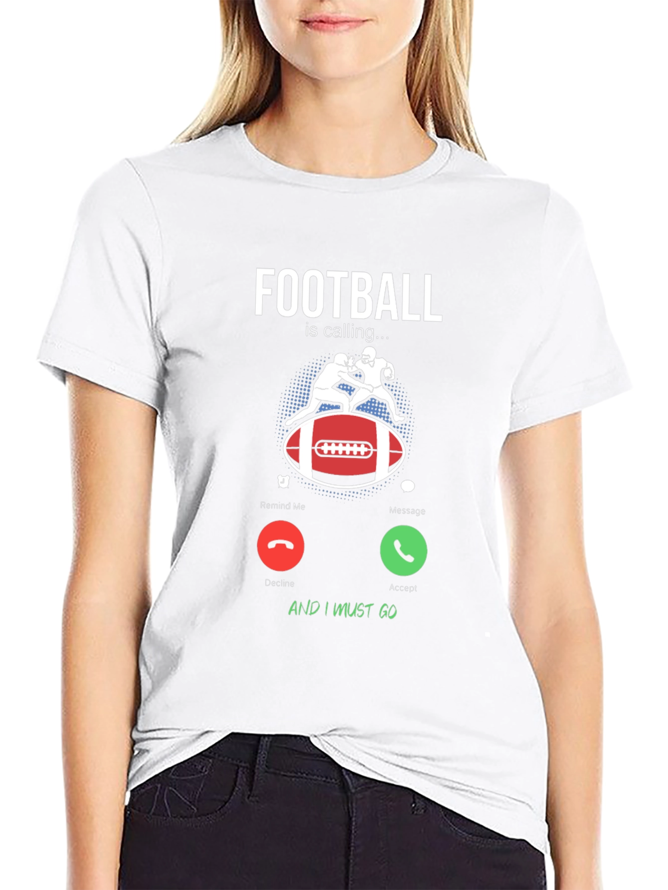 Football is Calling Graphic Tee