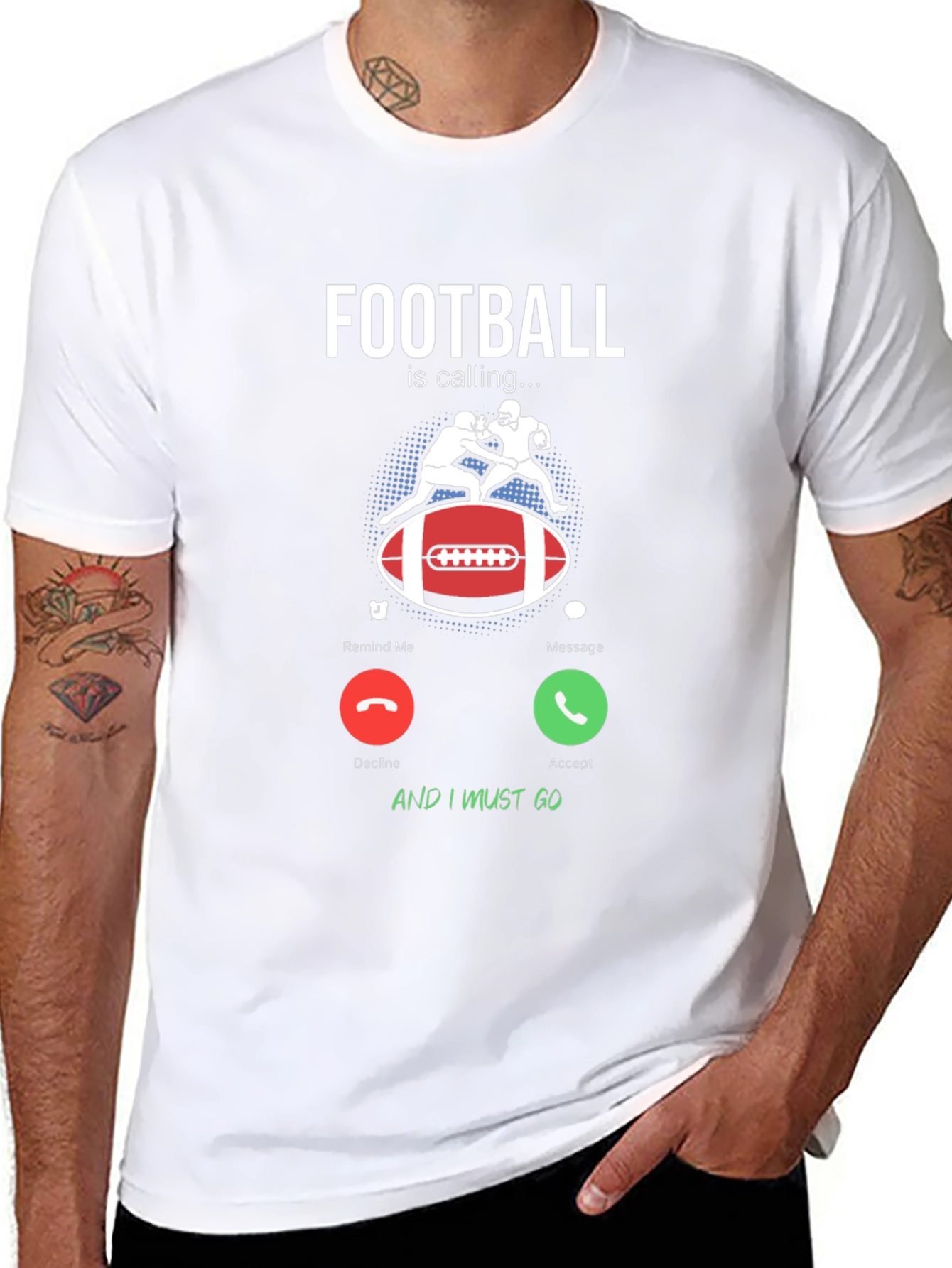 Football is Calling Graphic Tee