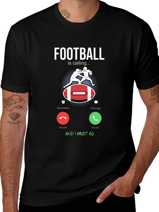Football is Calling Graphic Tee