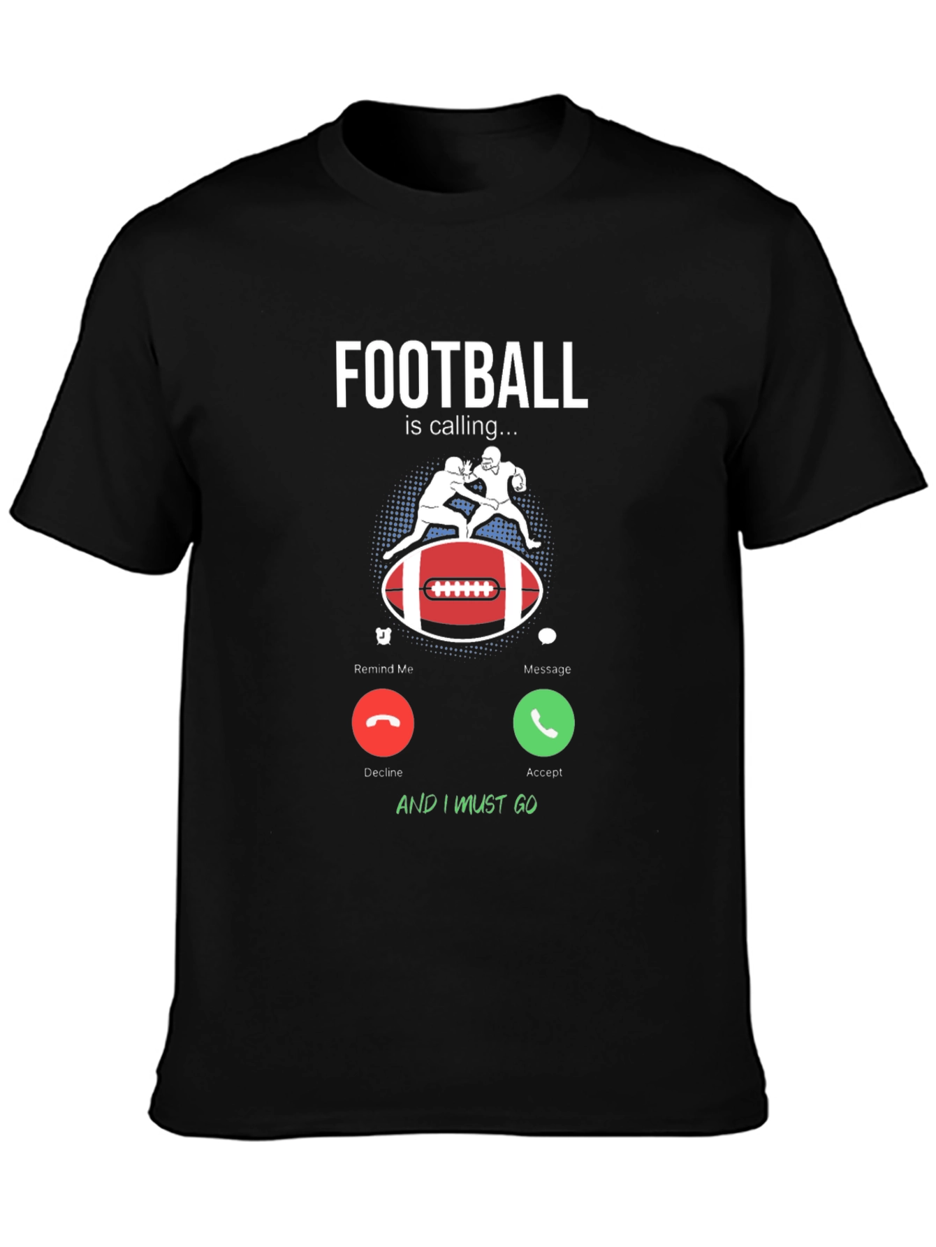 Football is Calling Graphic Tee