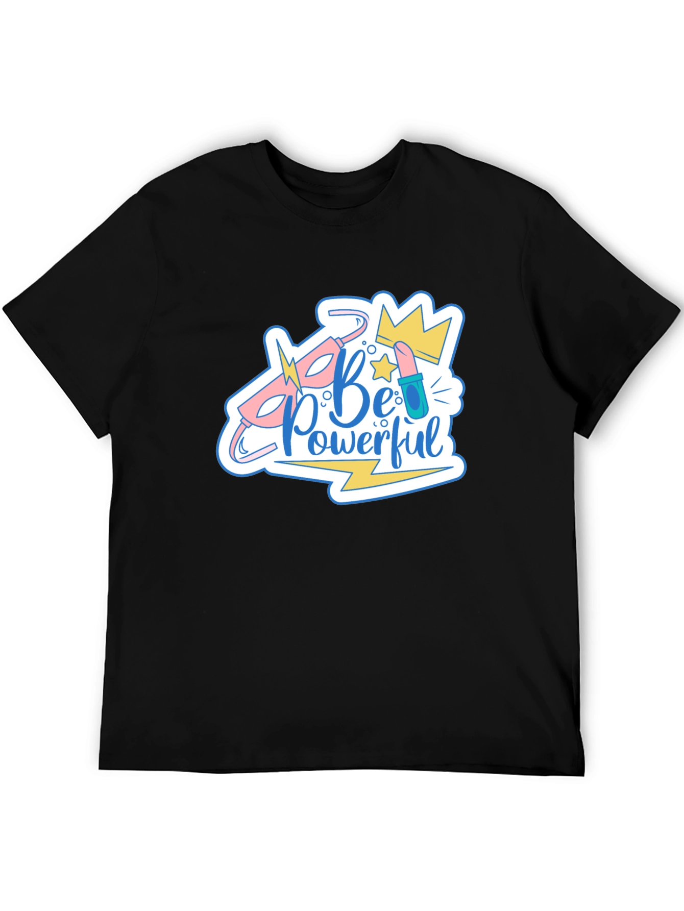 Be Powerful T-Shirt - Black Graphic Tee