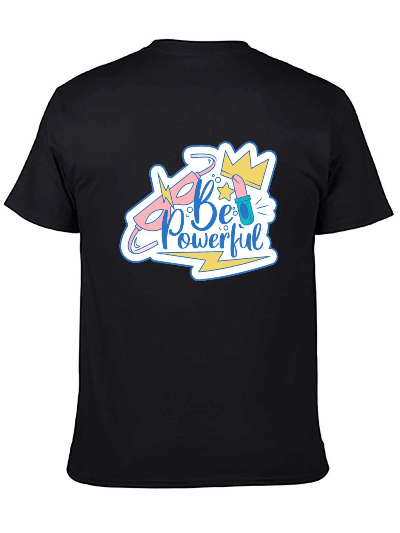 Be Powerful T-Shirt - Black Graphic Tee