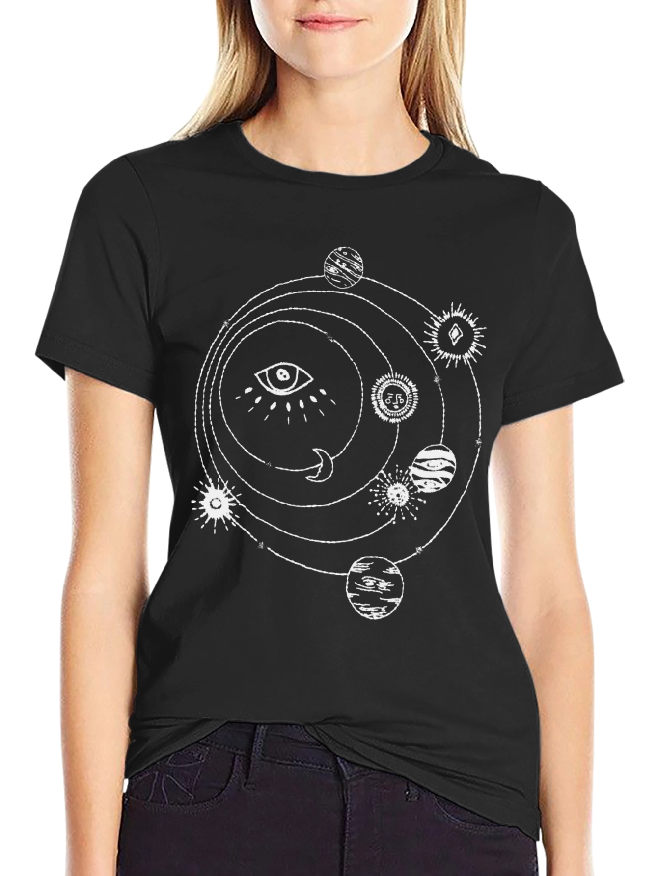 Mystic Eye Orbit Black T-Shirt