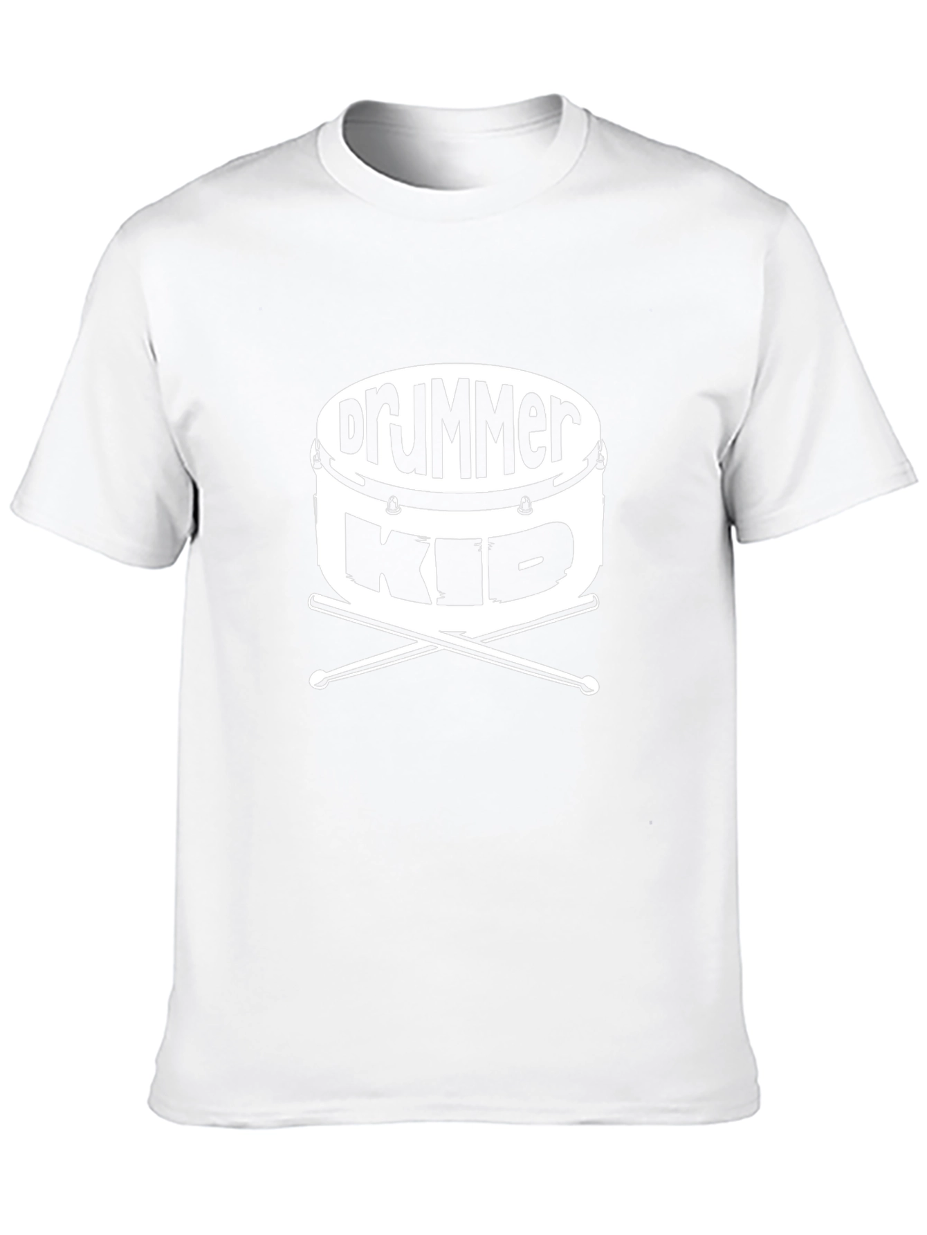 Drummer Kid Black T-Shirt