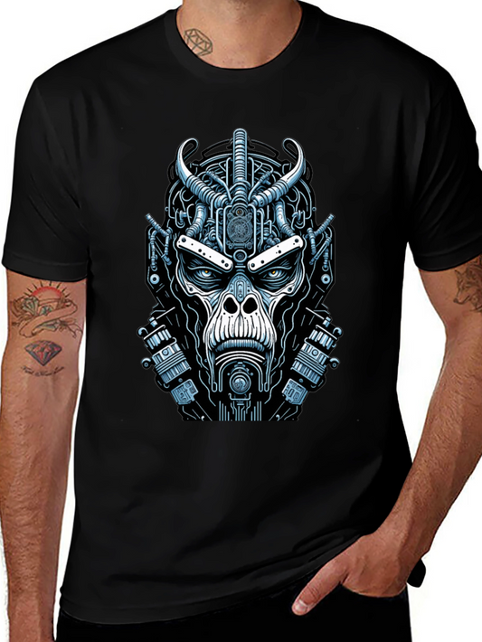 Cyberpunk Gorilla Graphic T-Shirt