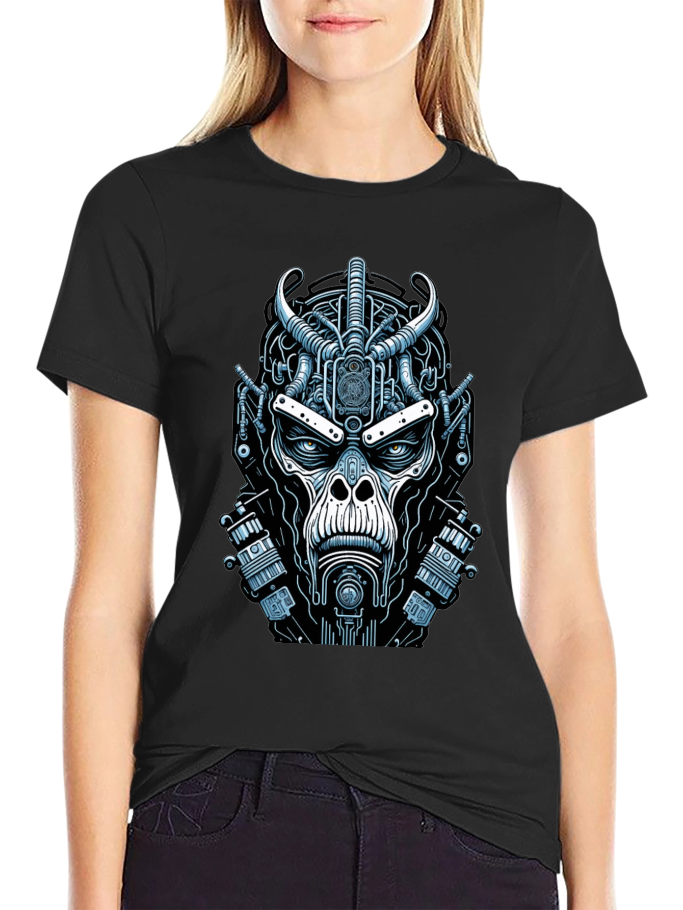 Cyberpunk Gorilla Graphic T-Shirt