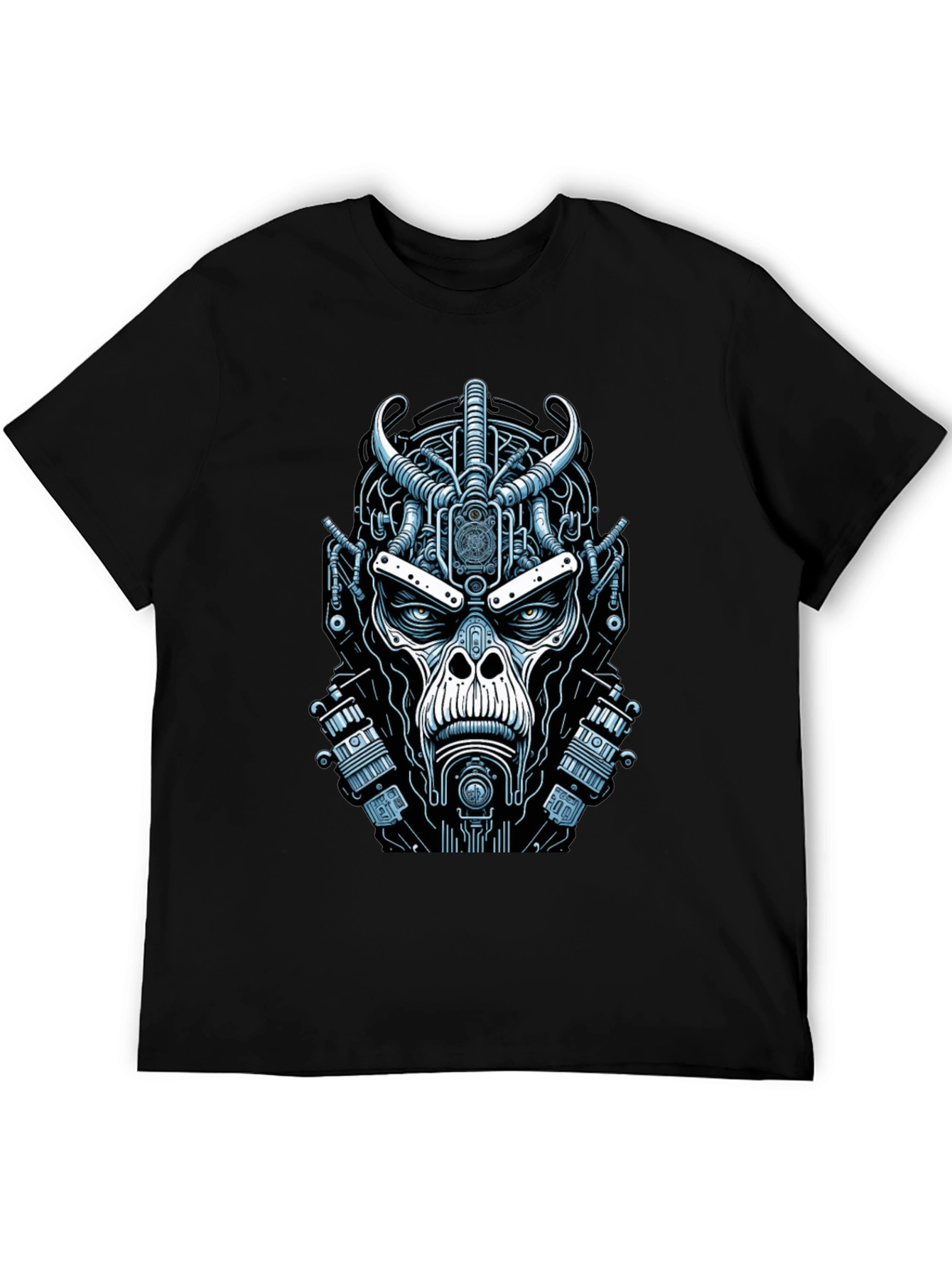 Cyberpunk Gorilla Graphic T-Shirt