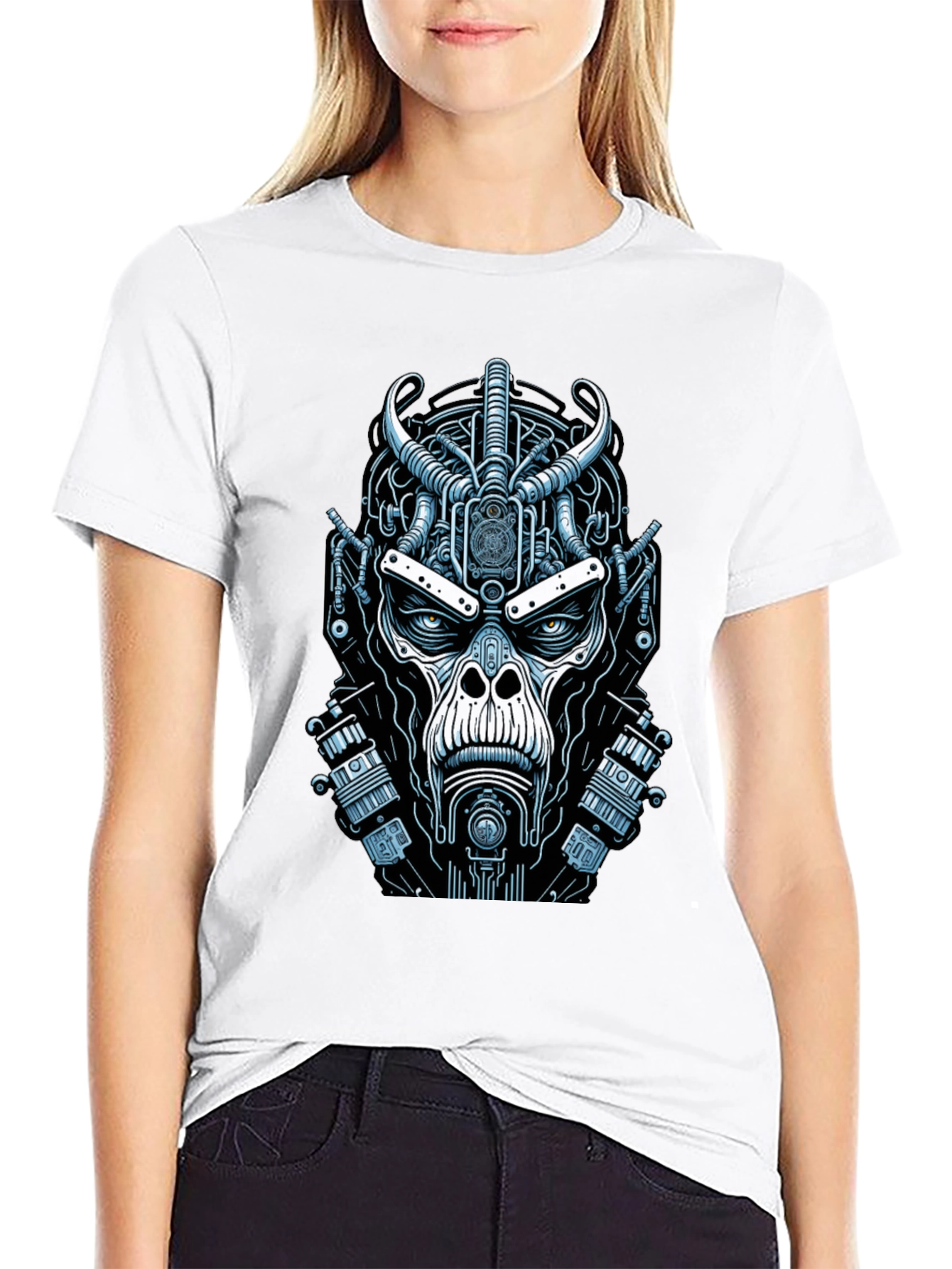 Cyberpunk Gorilla Graphic T-Shirt