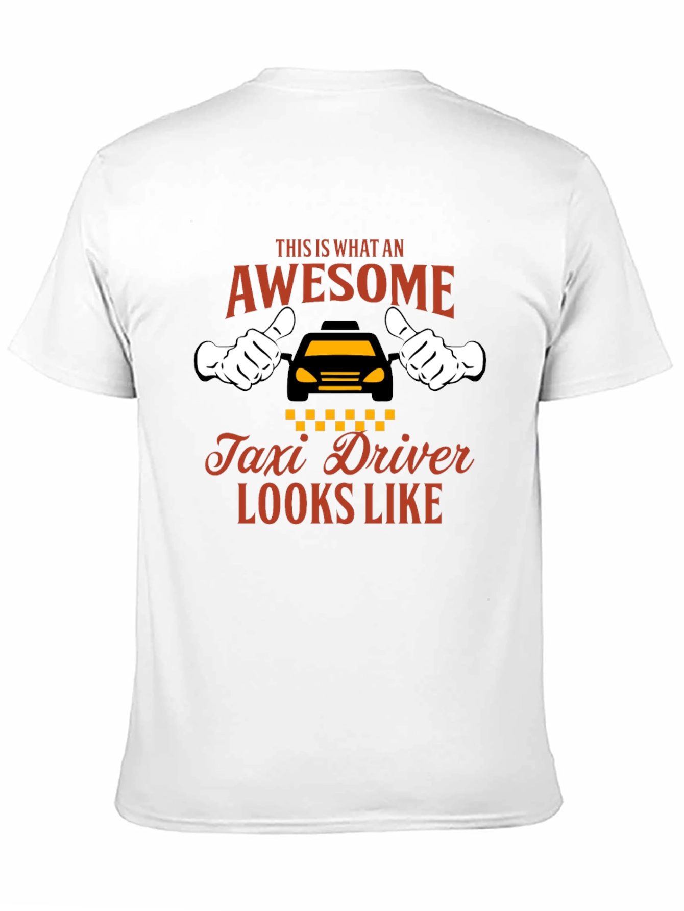 Awesome Taxi Driver Graphic Tee - Black