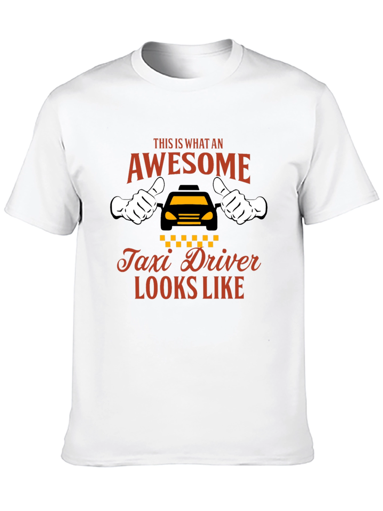 Awesome Taxi Driver Graphic Tee - Black