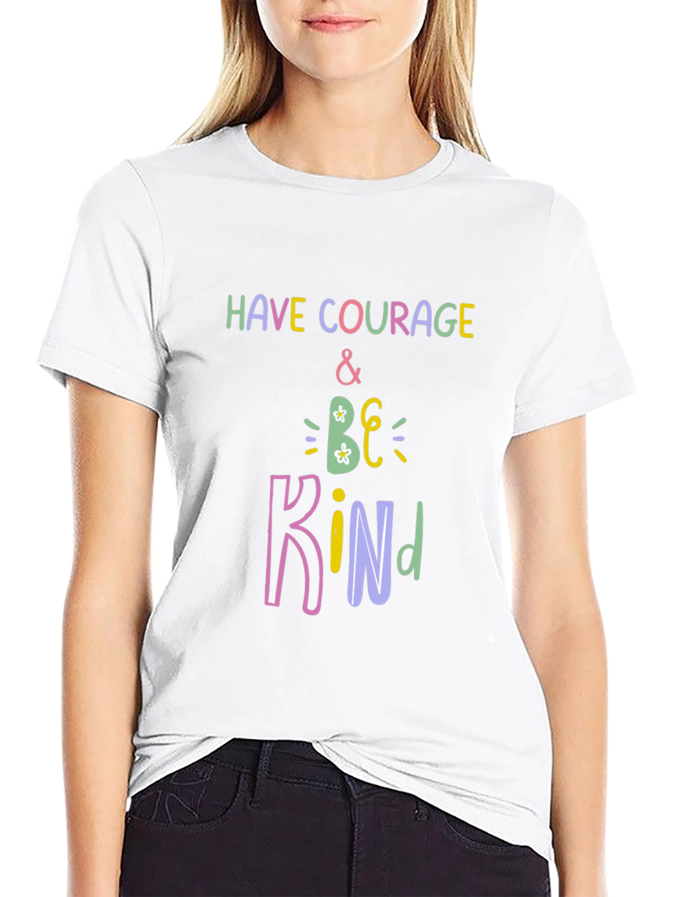 Have Courage and Be Kind Black T-Shirt