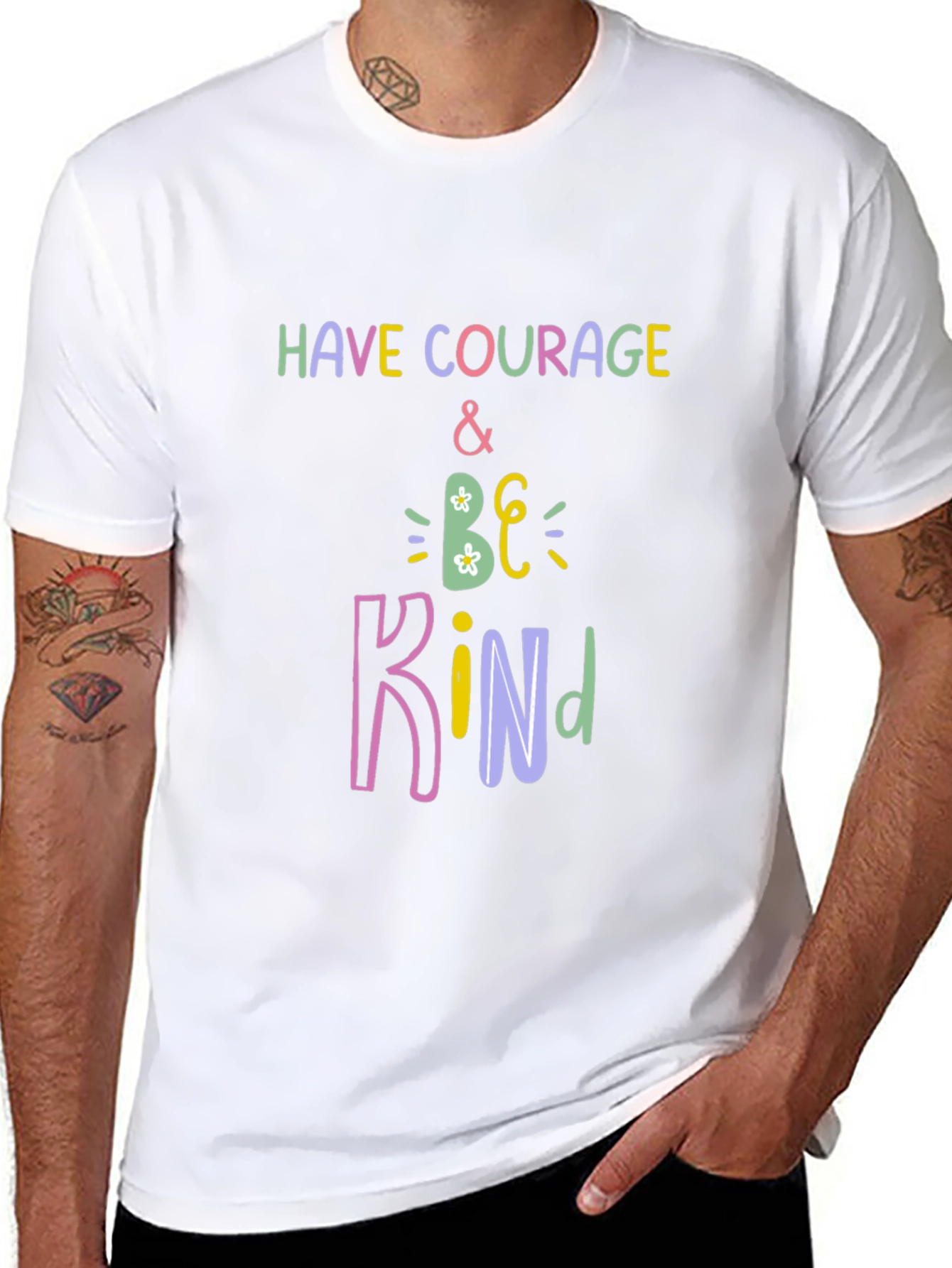 Have Courage and Be Kind Black T-Shirt