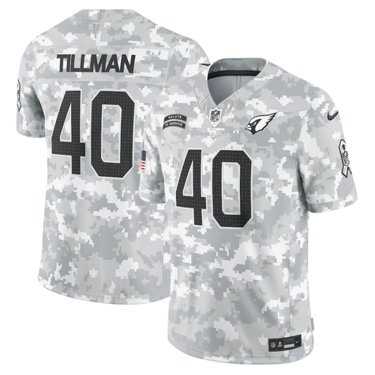 Men's Arizona Cardinals Pat Tillman #40 Arctic Camo 2024 Salute to Service Retired Player Limited Jerseys