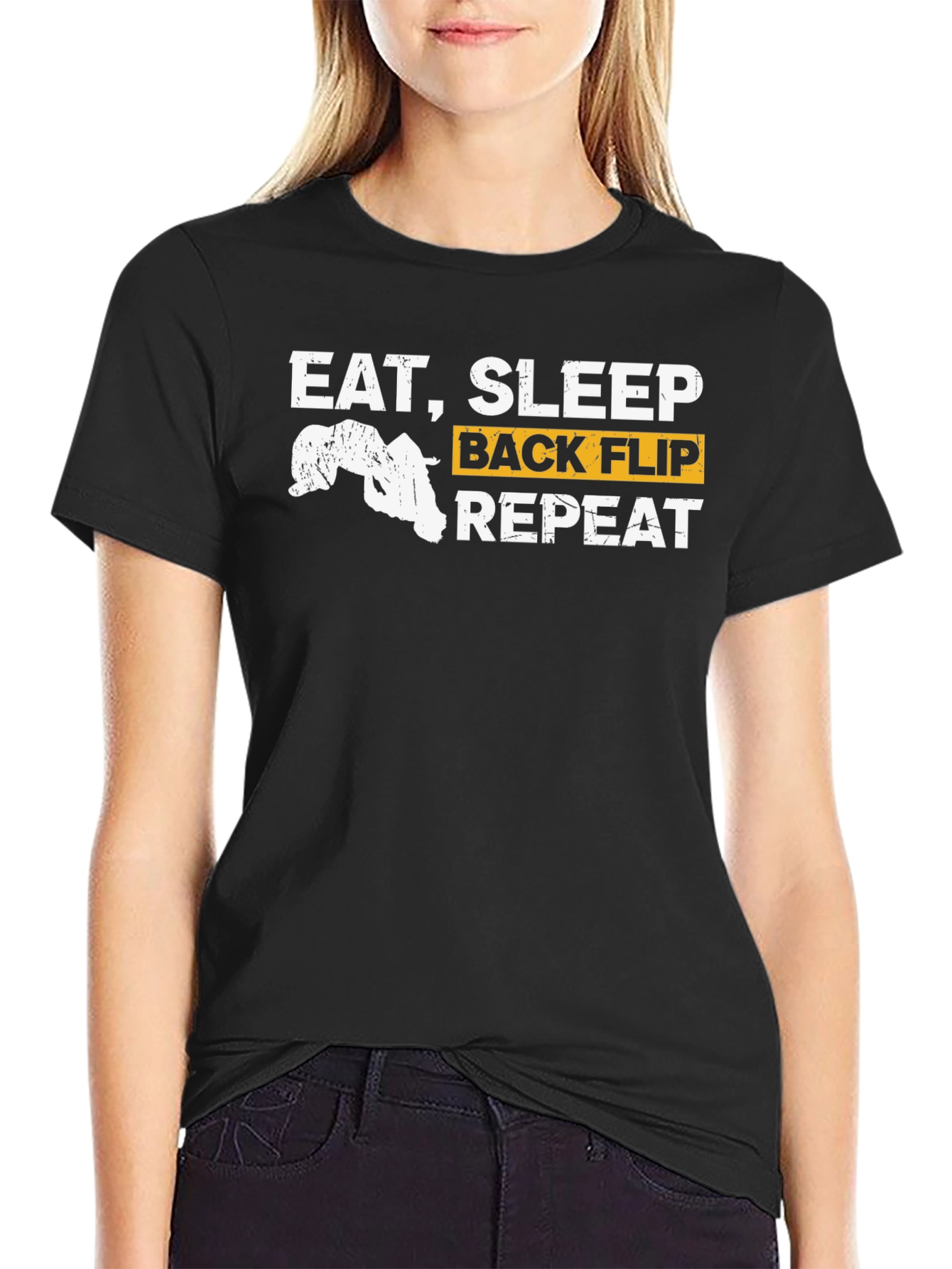 Eat Sleep Backflip Repeat T-Shirt