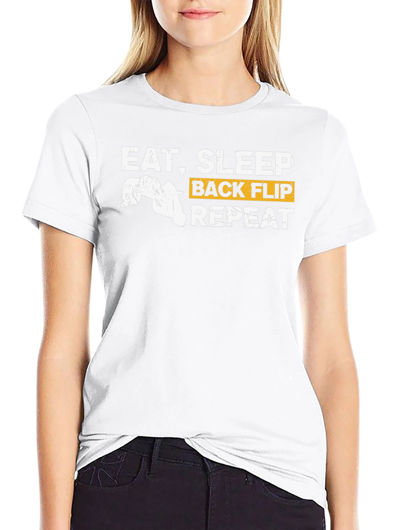 Eat Sleep Backflip Repeat T-Shirt