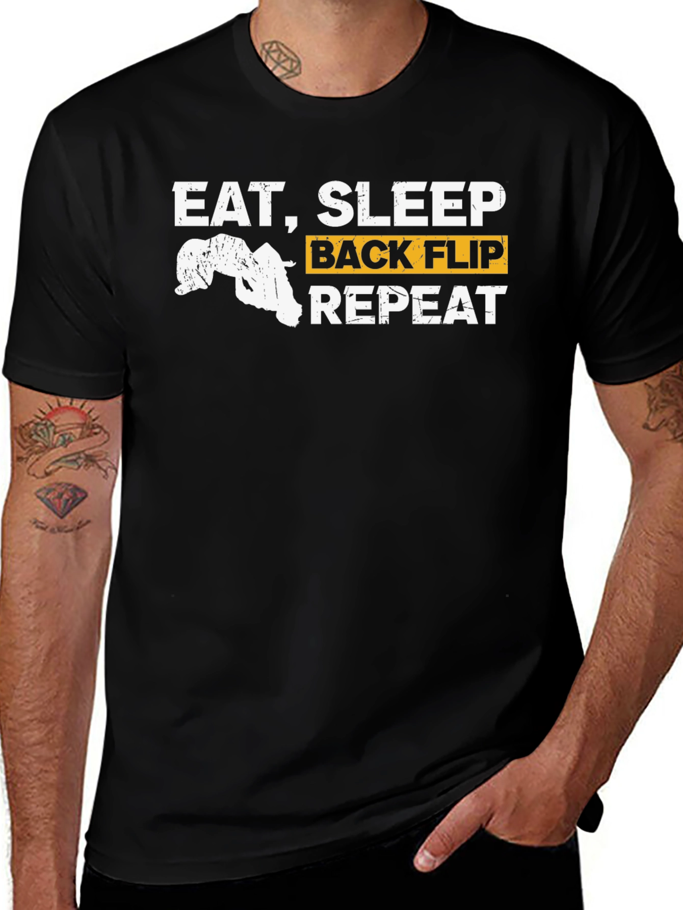 Eat Sleep Backflip Repeat T-Shirt