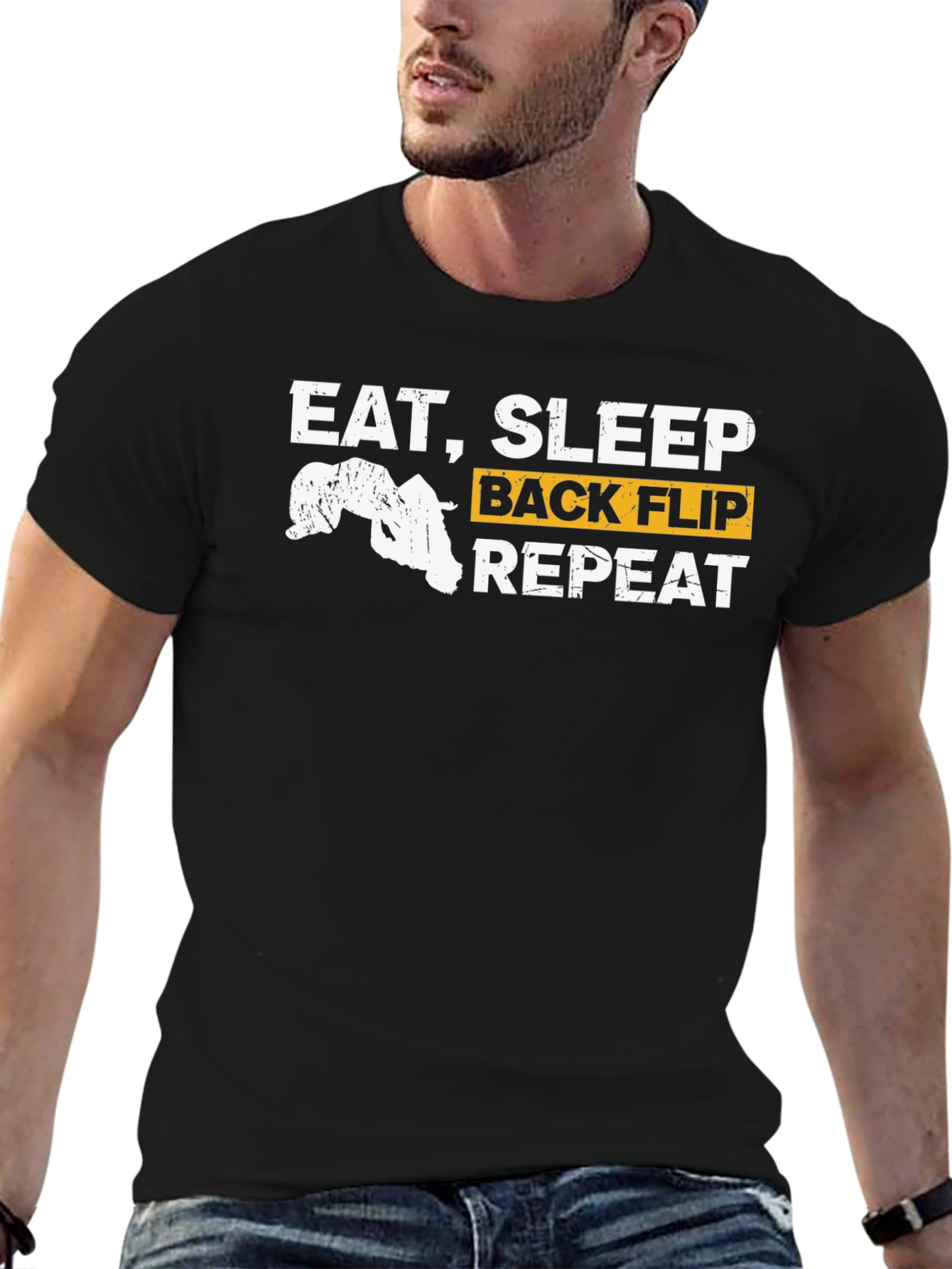 Eat Sleep Backflip Repeat T-Shirt