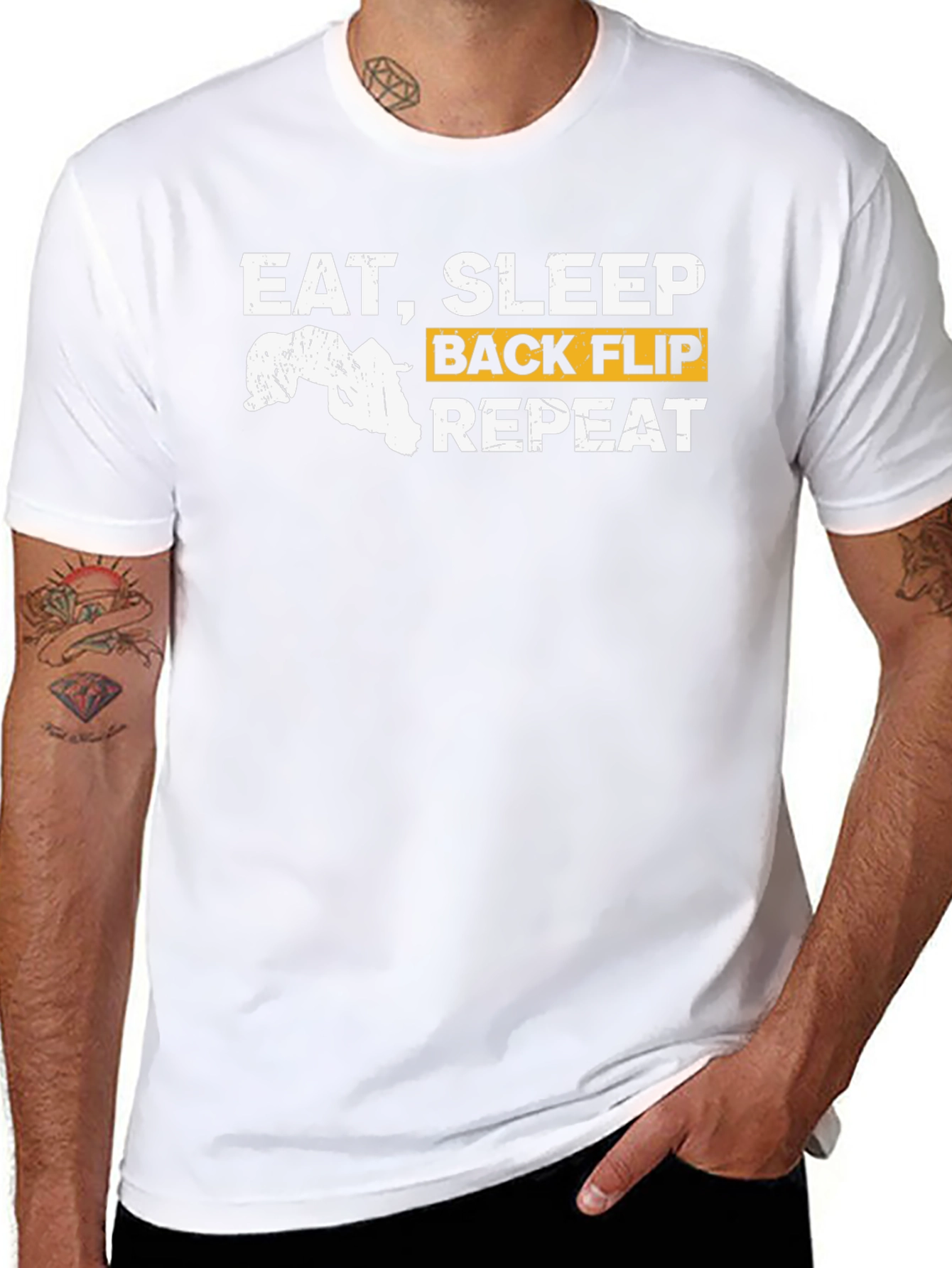 Eat Sleep Backflip Repeat T-Shirt