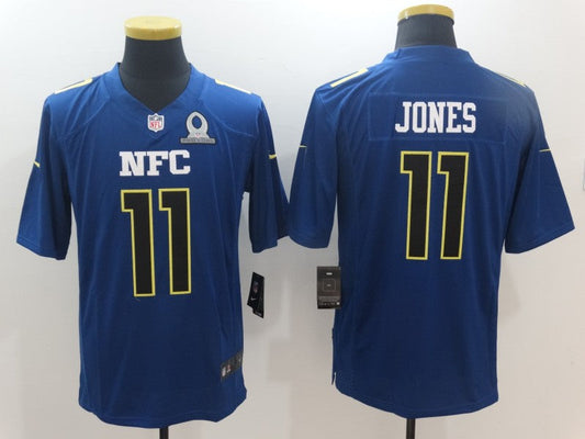 Men's Atlanta Falcons Julio Jones #11 Blue Game Player Jerseys