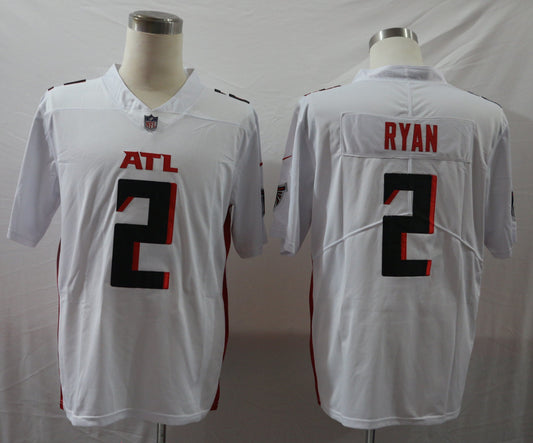 Men's Atlanta Falcons Matt Ryan #2 White Game Player Jerseys